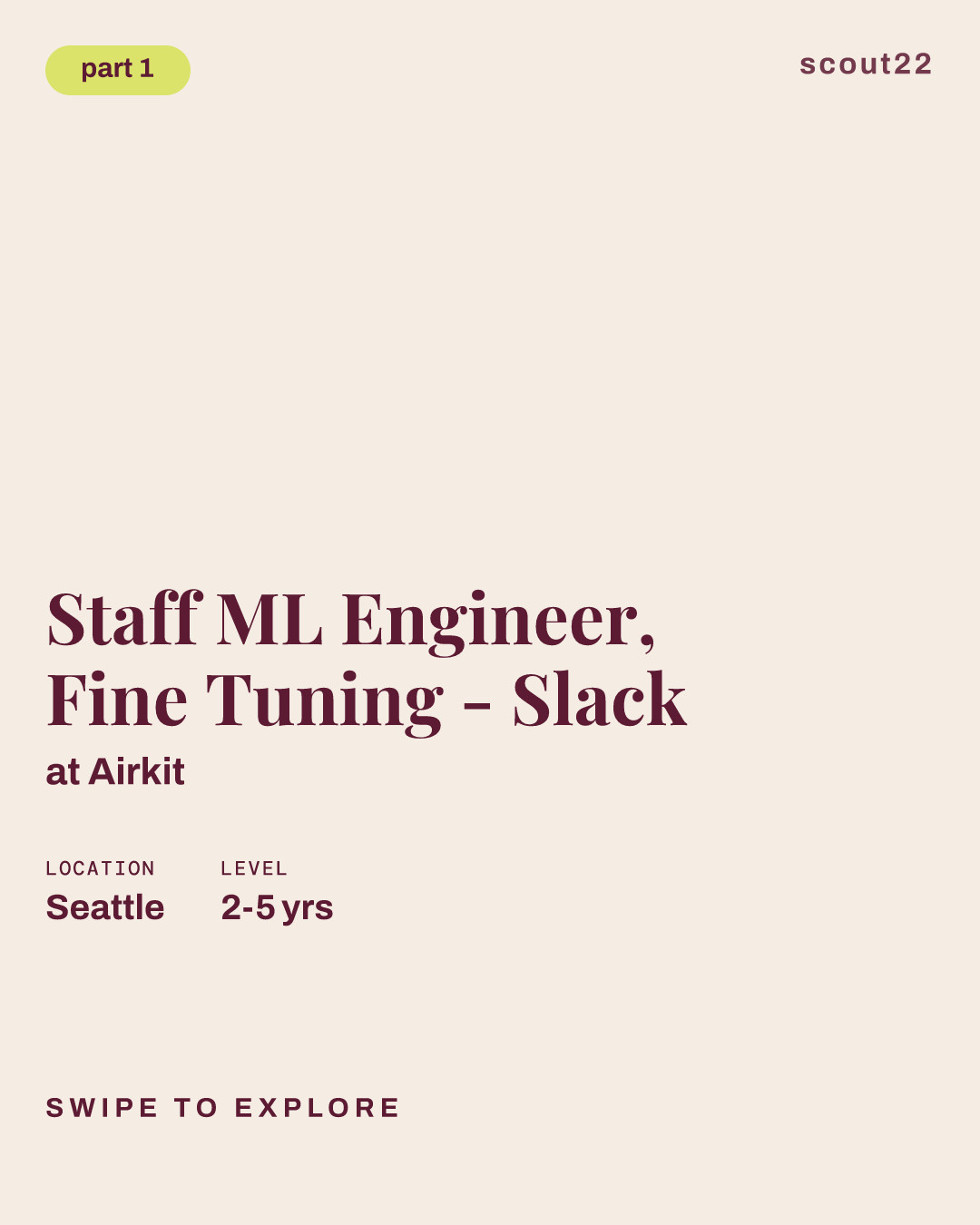 Staff ML Engineer, Fine Tuning - Slack at Airkit