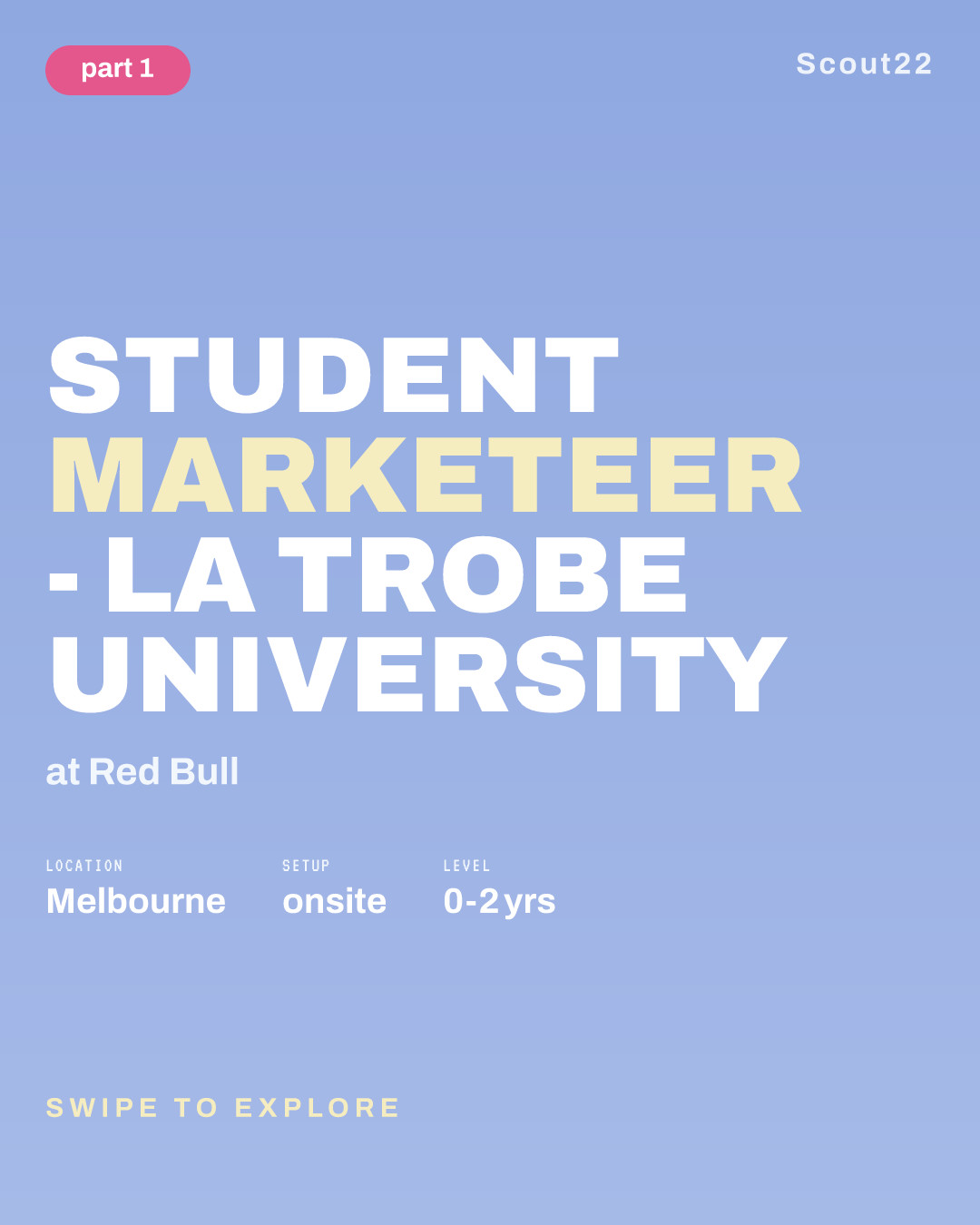 Student Marketeer - La Trobe University at Red Bull
