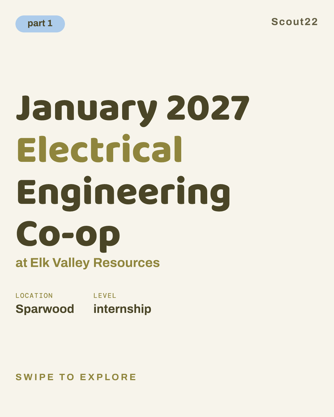 January 2027 Electrical Engineering Co-op at Elk Valley Resources