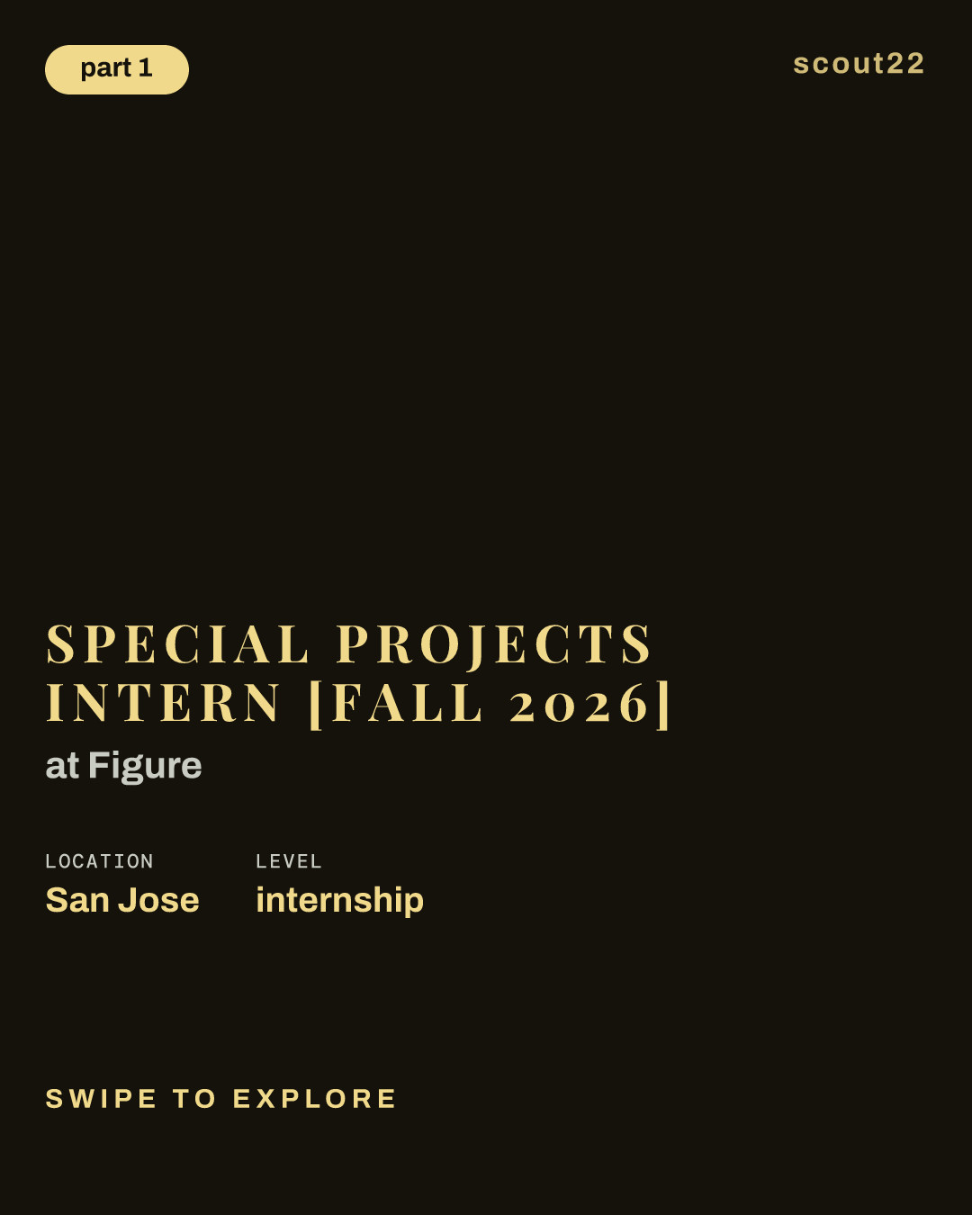 Special Projects Intern [Fall 2026] at Figure