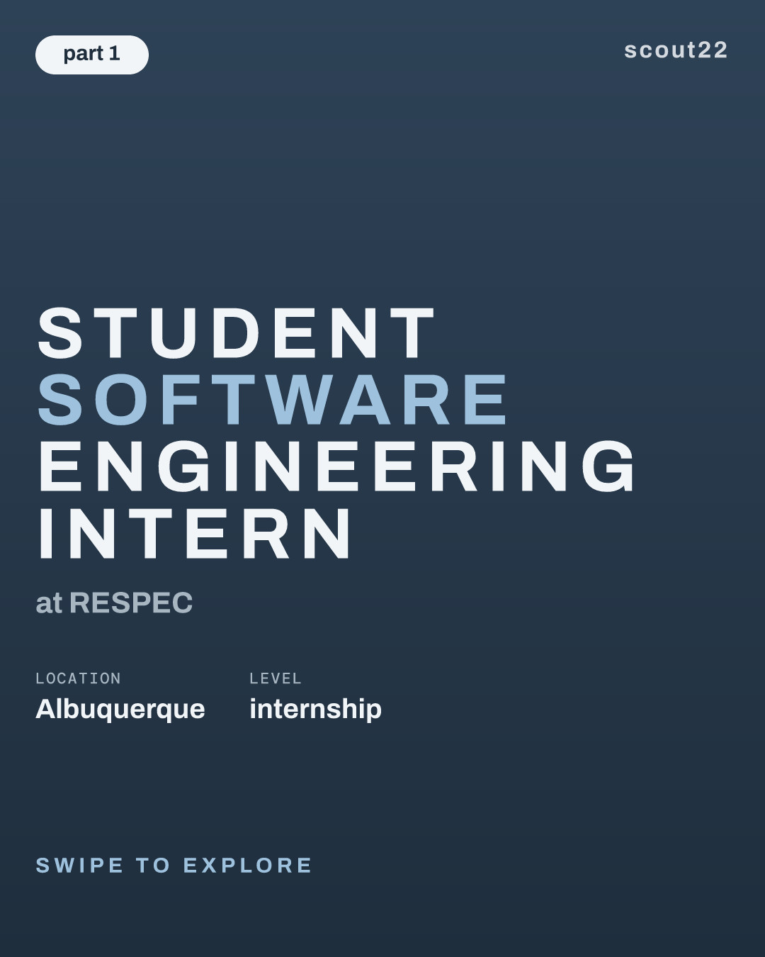 Student Software Engineering Intern at RESPEC