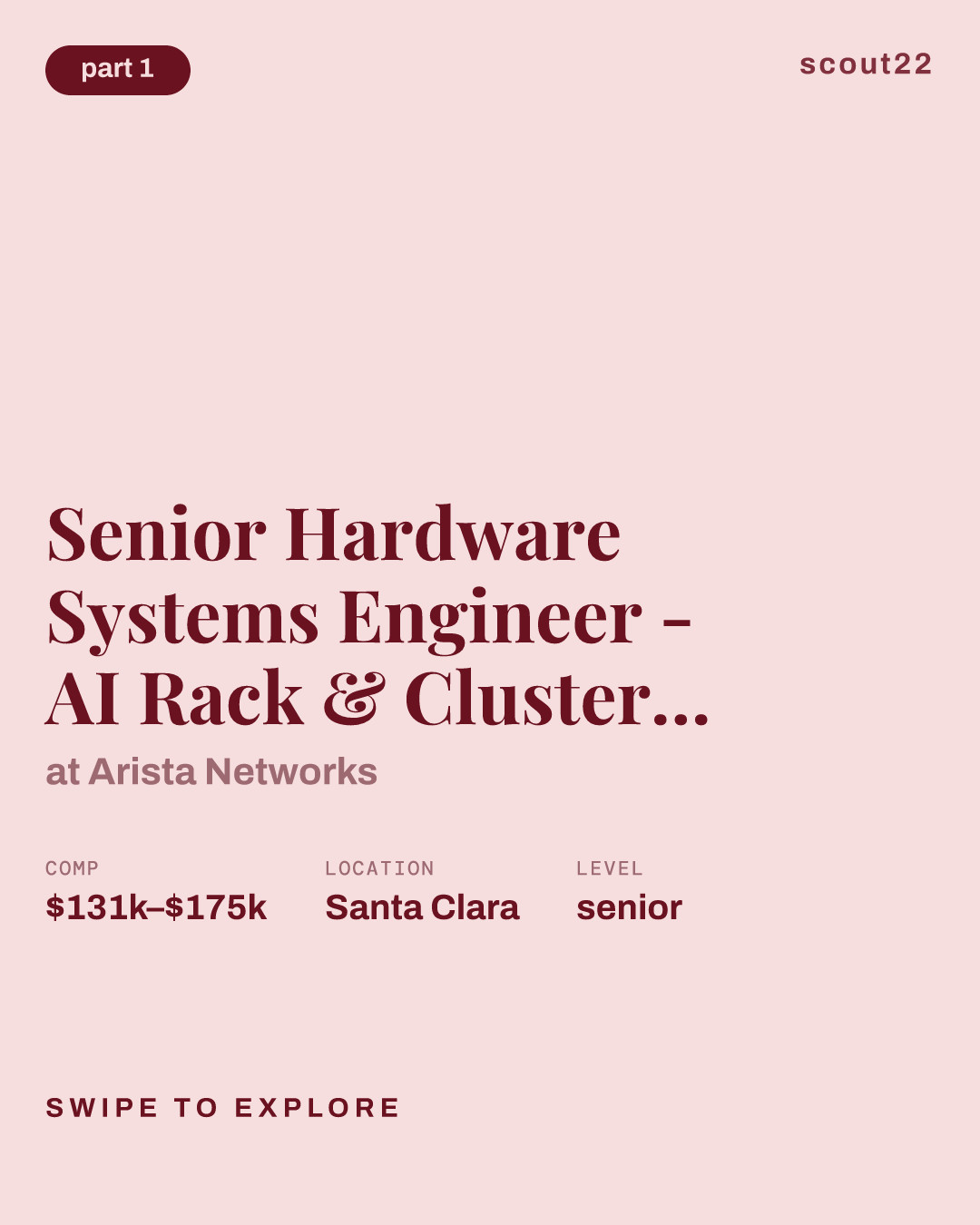 Senior Hardware Systems Engineer - AI Rack & Cluster Infrastructure at Arista Networks
