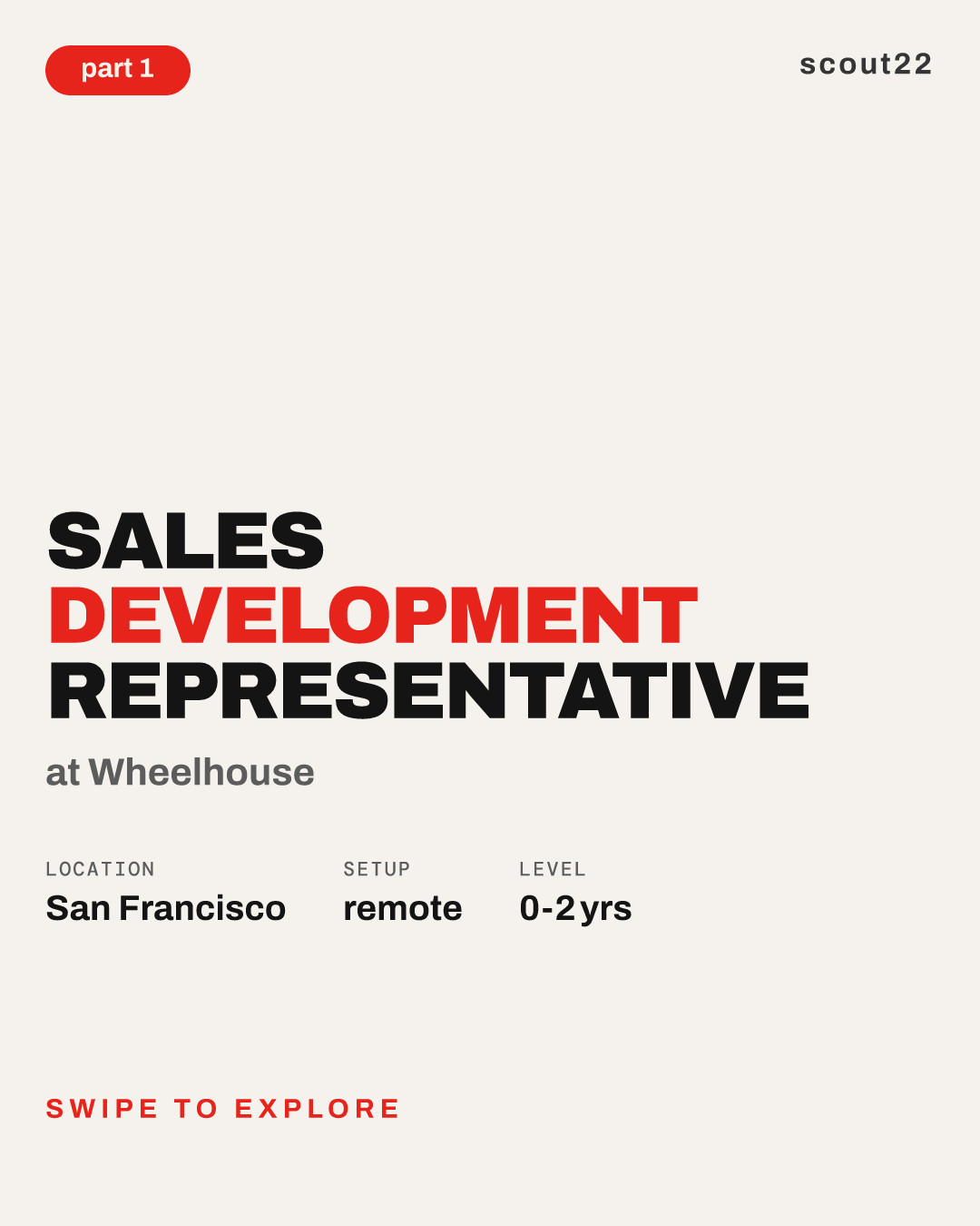 Sales Development Representative at Wheelhouse