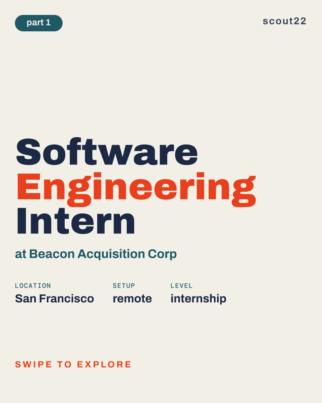 Software Engineering Intern at Beacon Acquisition Corp