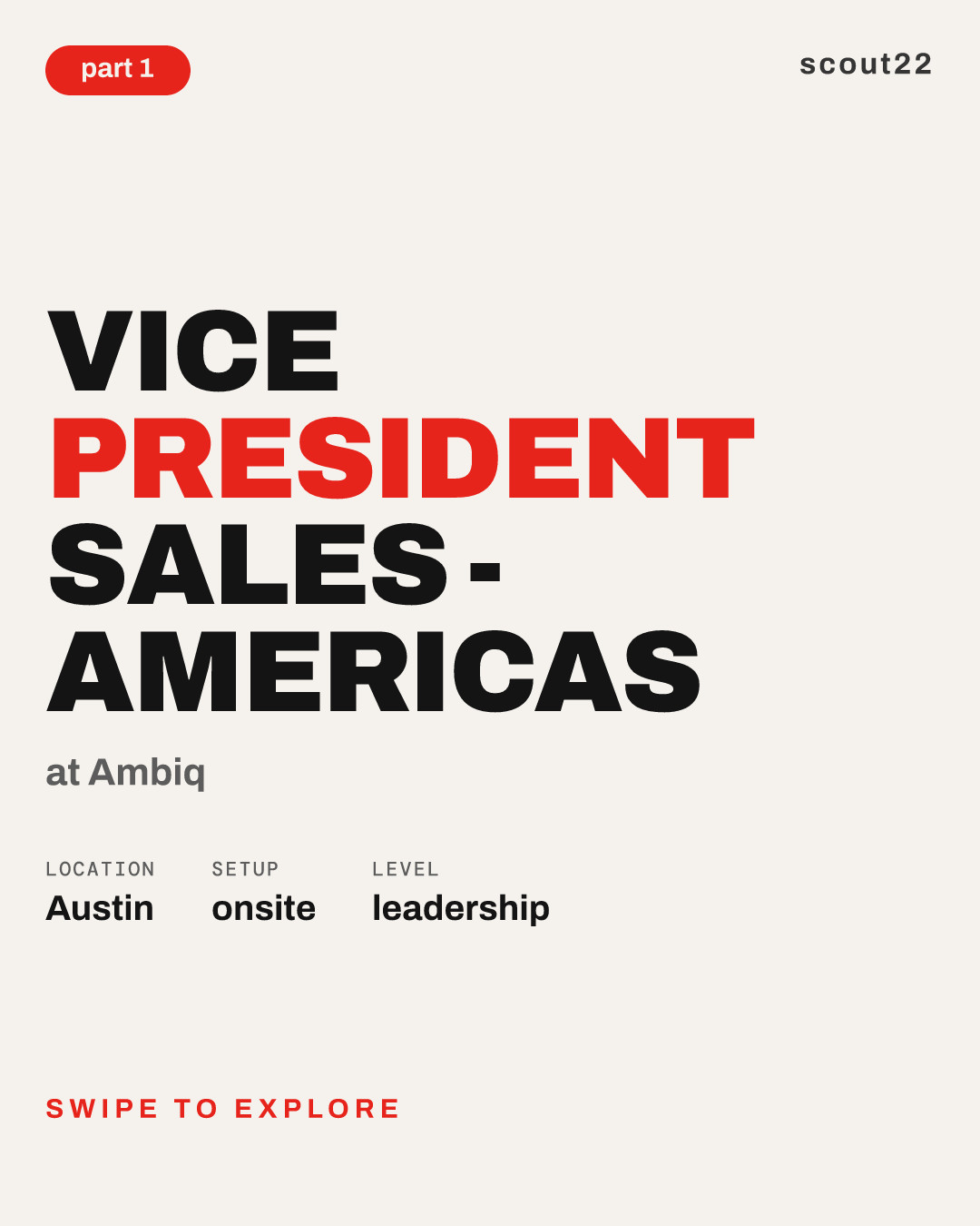 Vice President Sales - Americas at Ambiq
