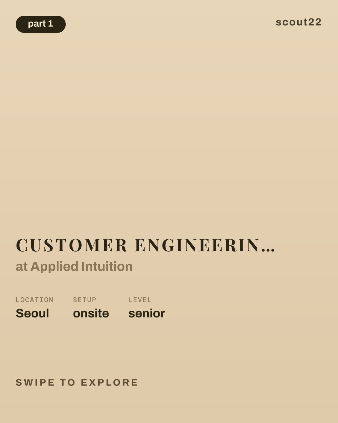 Customer Engineering - Lead Customer Engineer at Applied Intuition
