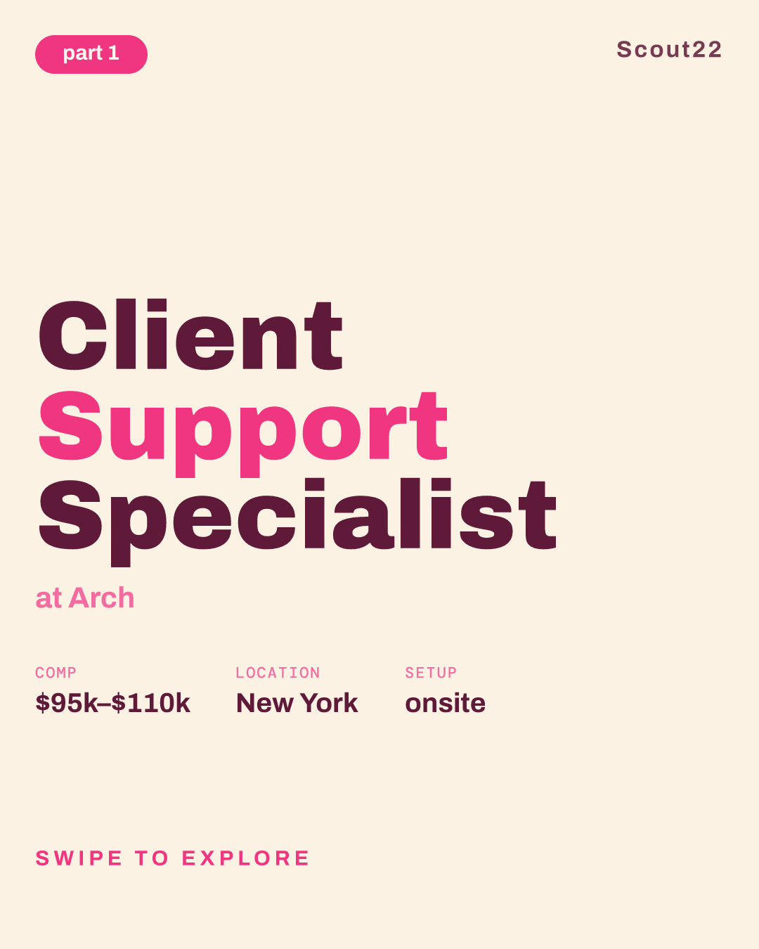 Client Support Specialist at Arch