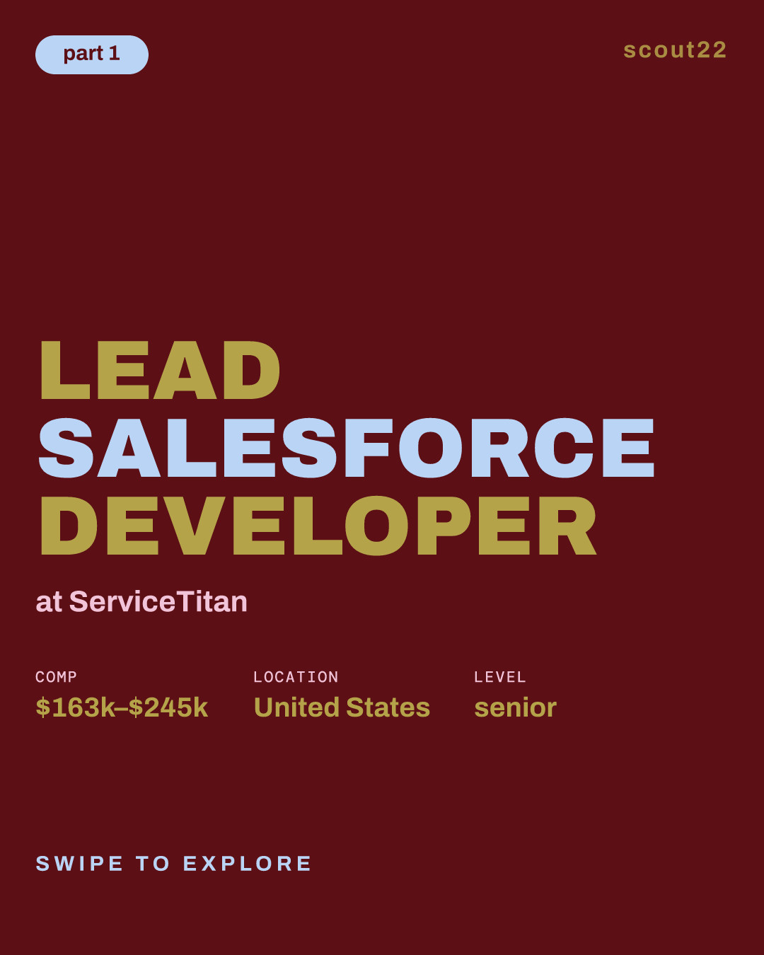 Lead Salesforce Developer at ServiceTitan