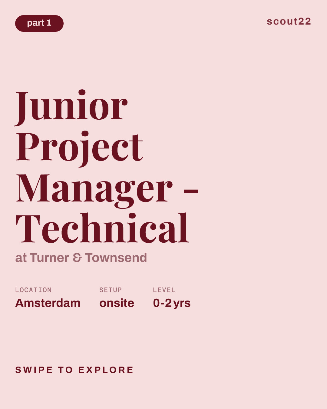 Junior Project Manager - Technical at Turner & Townsend