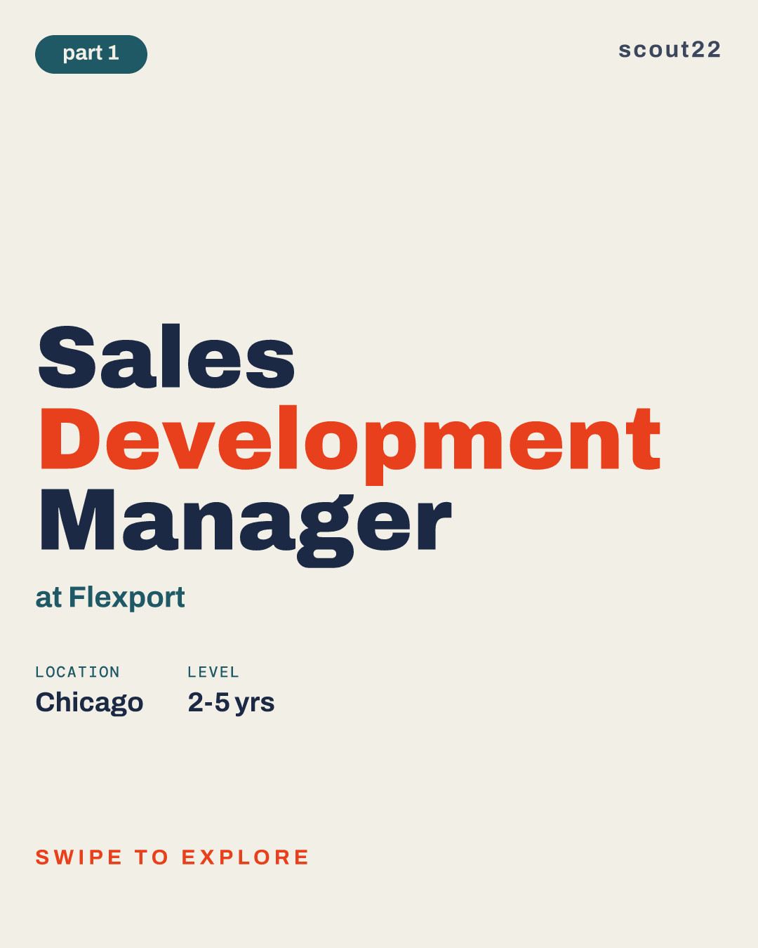 Sales Development Manager at Flexport