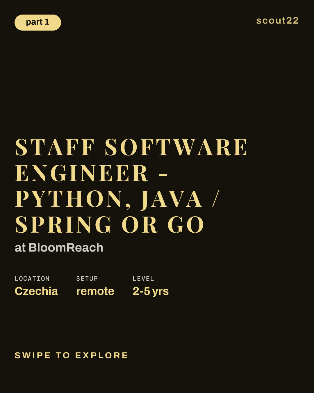 Staff Software Engineer - Python, Java / Spring or Go at BloomReach