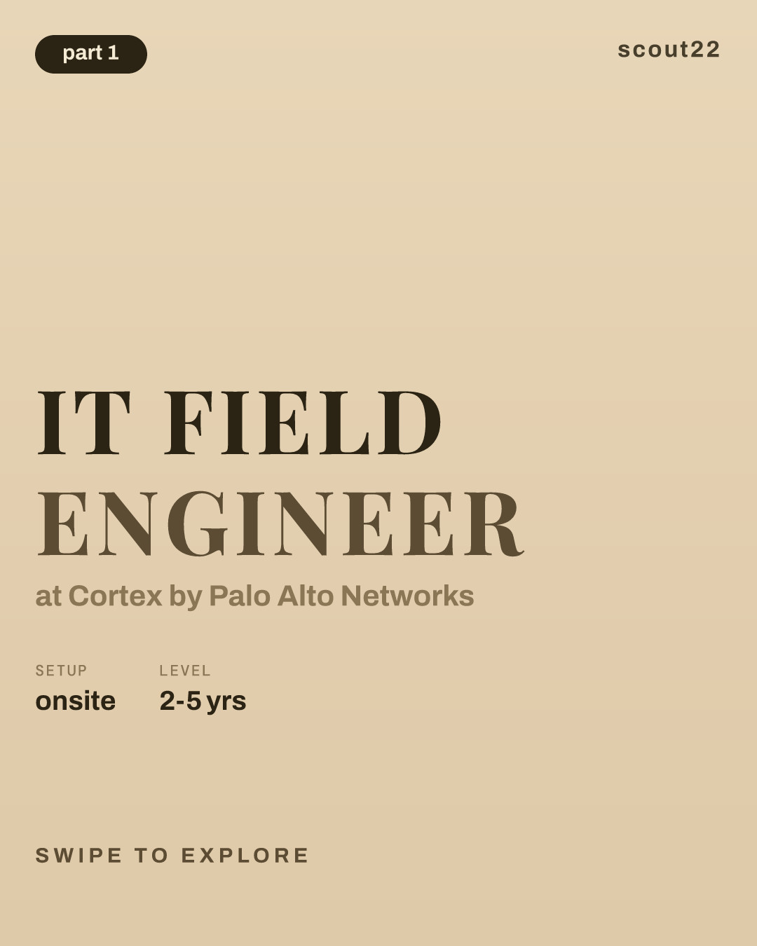 IT Field Engineer at Cortex by Palo Alto Networks