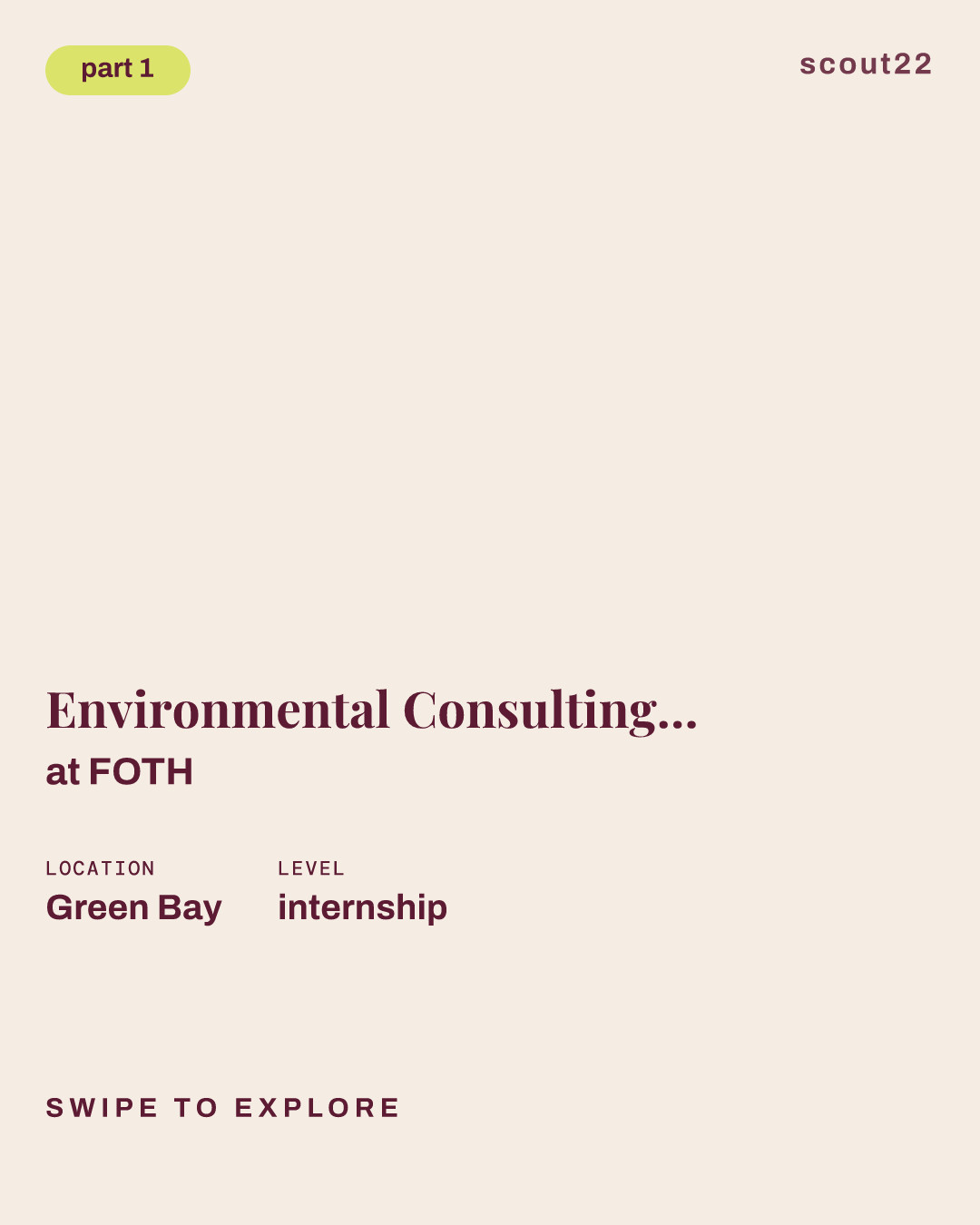Environmental Consulting Intern (Summer 2027) at FOTH