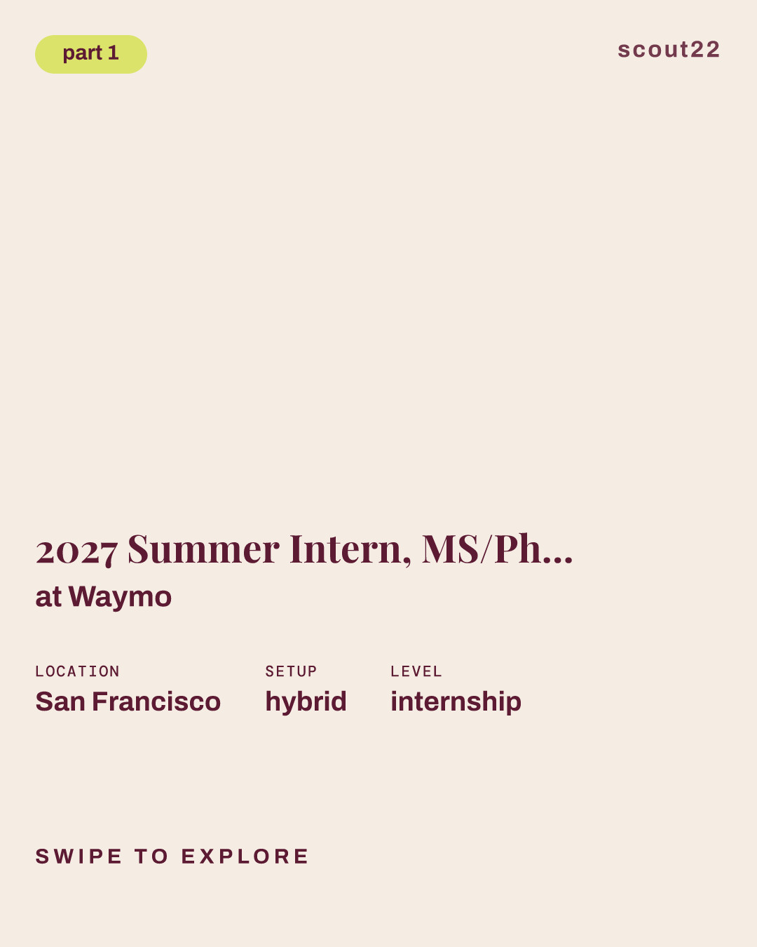 2027 Summer Intern, MS/PhD, Quantitative UX Researcher, Growth/International Expansion at Waymo