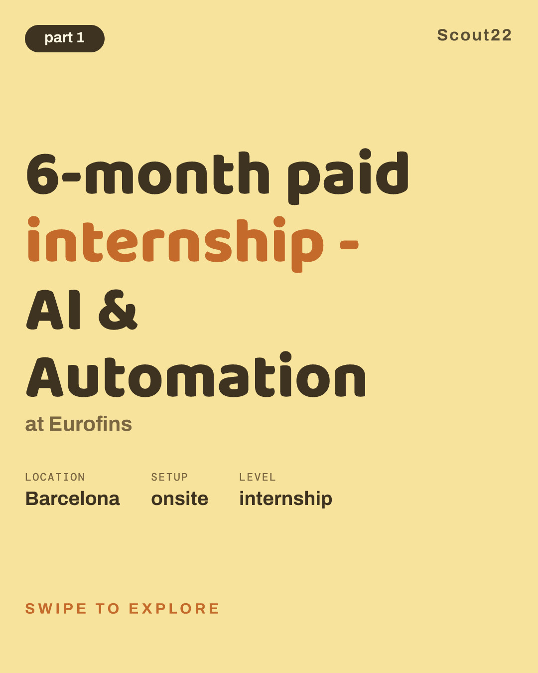 6-month paid internship - AI & Automation at Eurofins