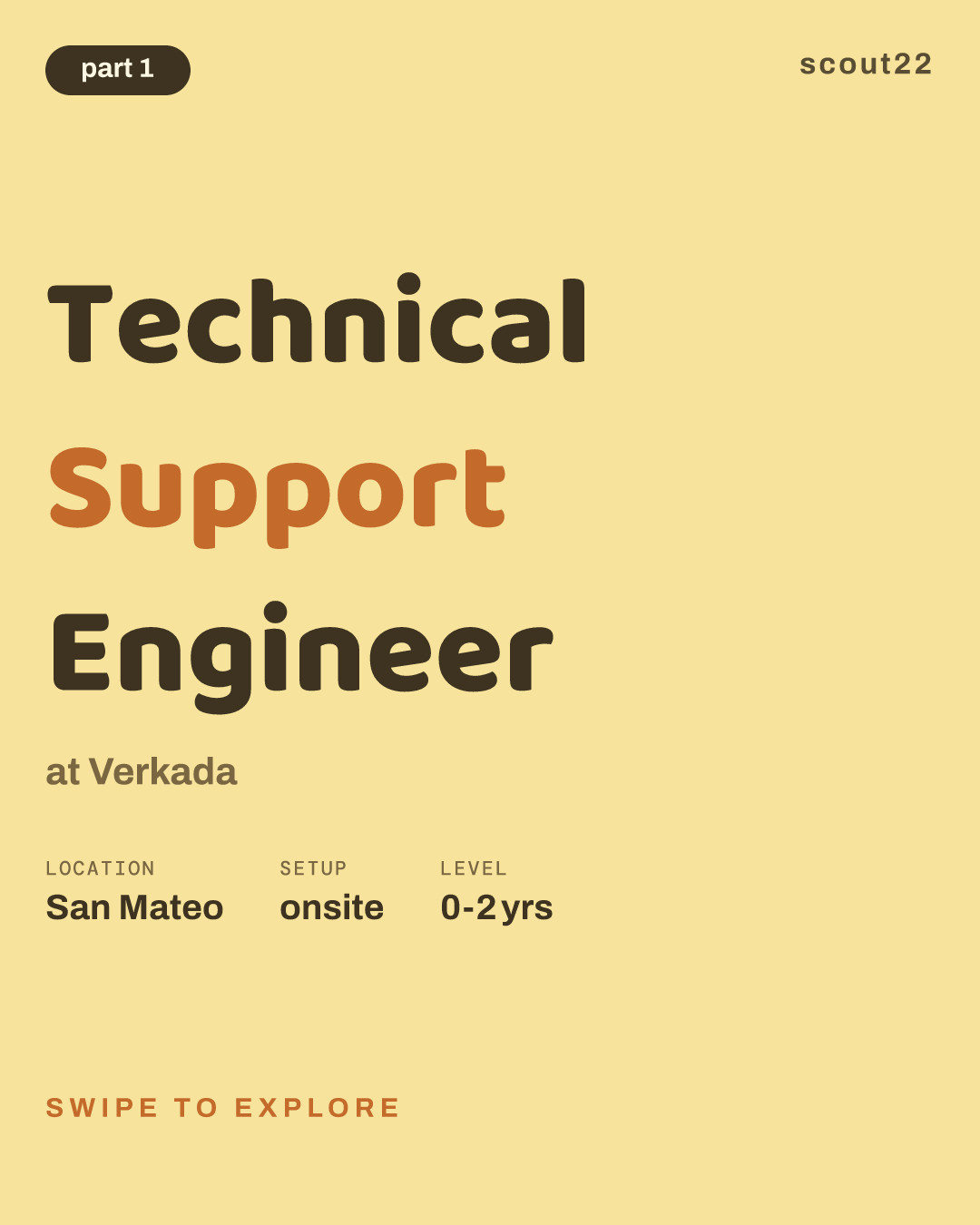Technical Support Engineer at Verkada