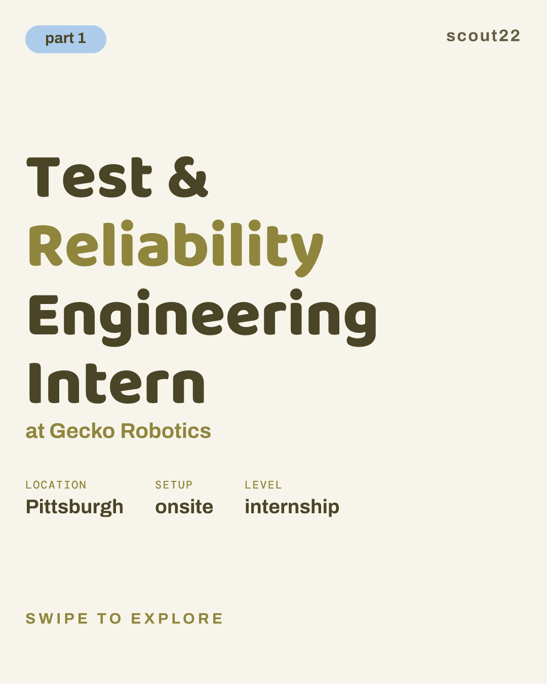 Test & Reliability Engineering Intern at Gecko Robotics