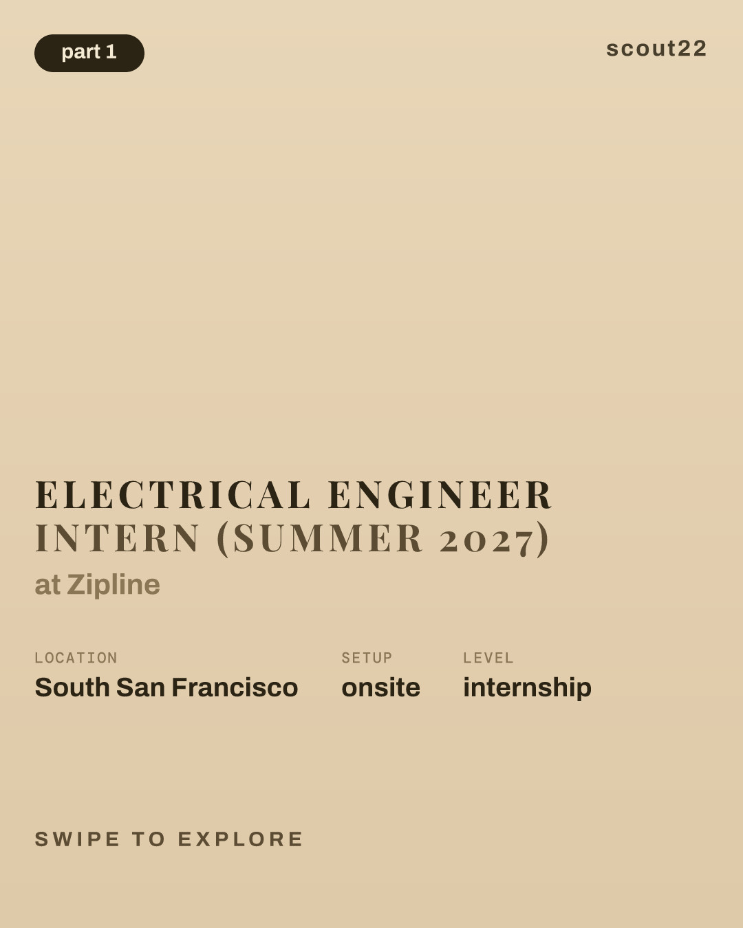 Electrical Engineer Intern (Summer 2027) at Zipline