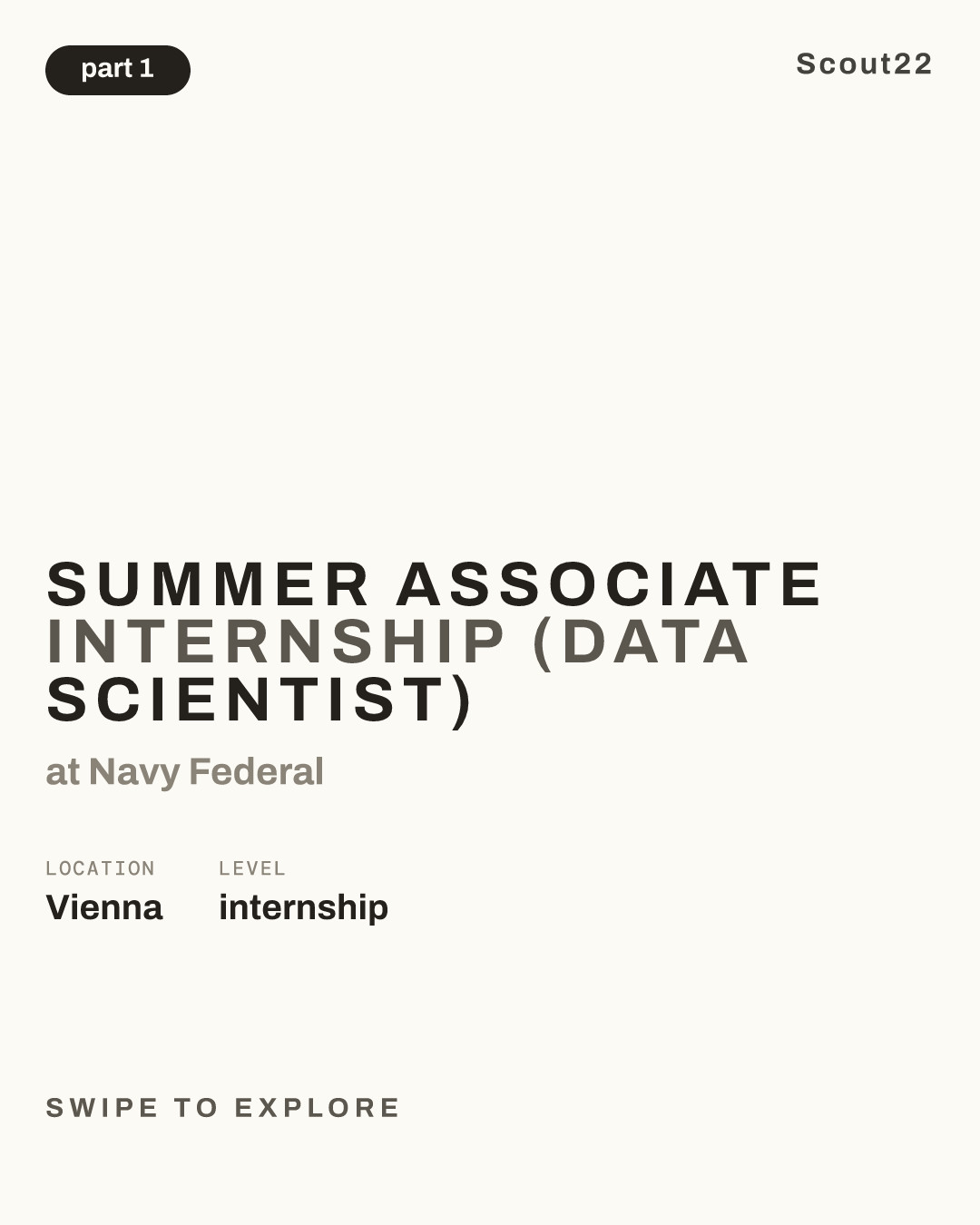 Summer Associate Internship (Data Scientist) at Navy Federal