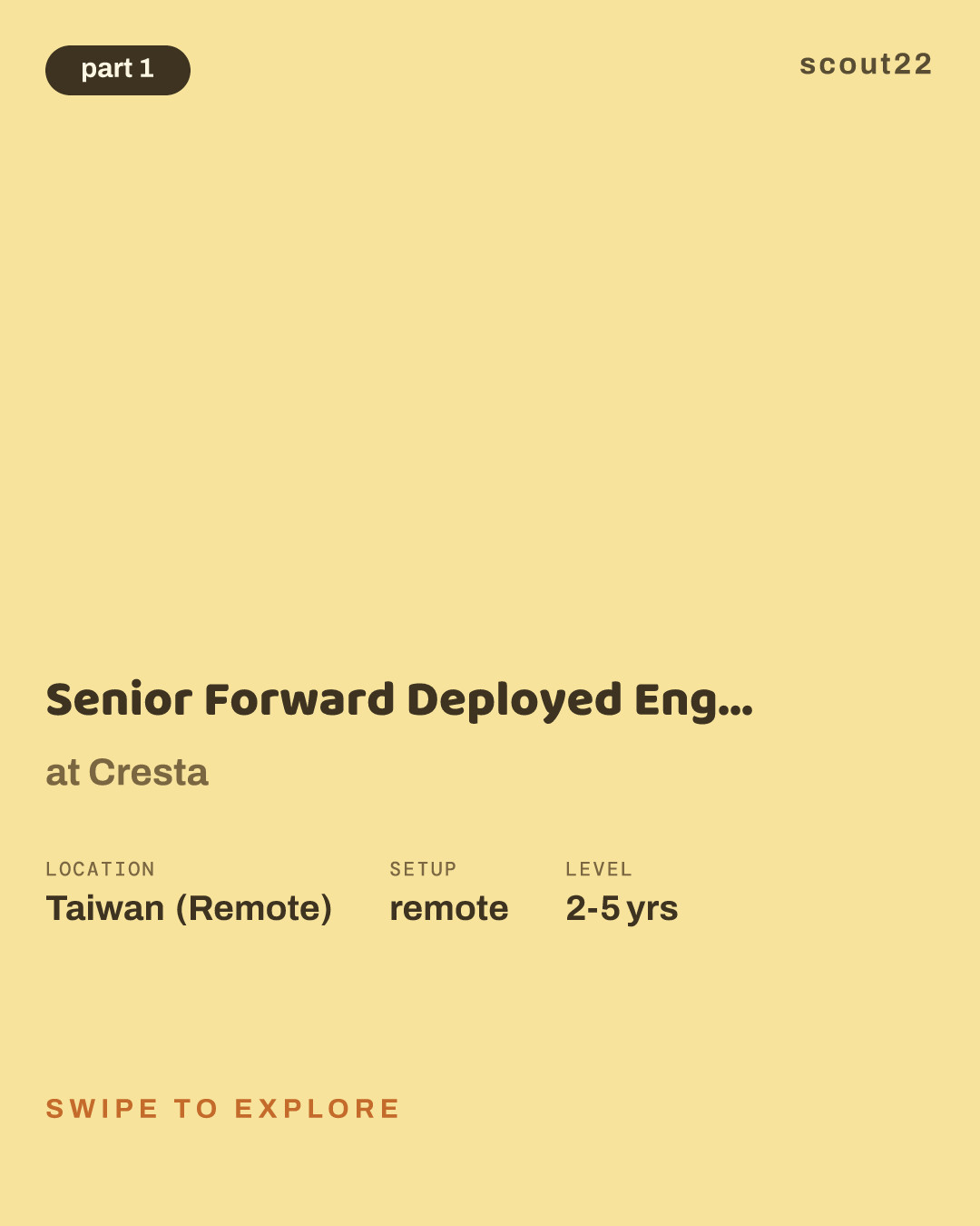 Senior Forward Deployed Engineer (AI Agent) at Cresta