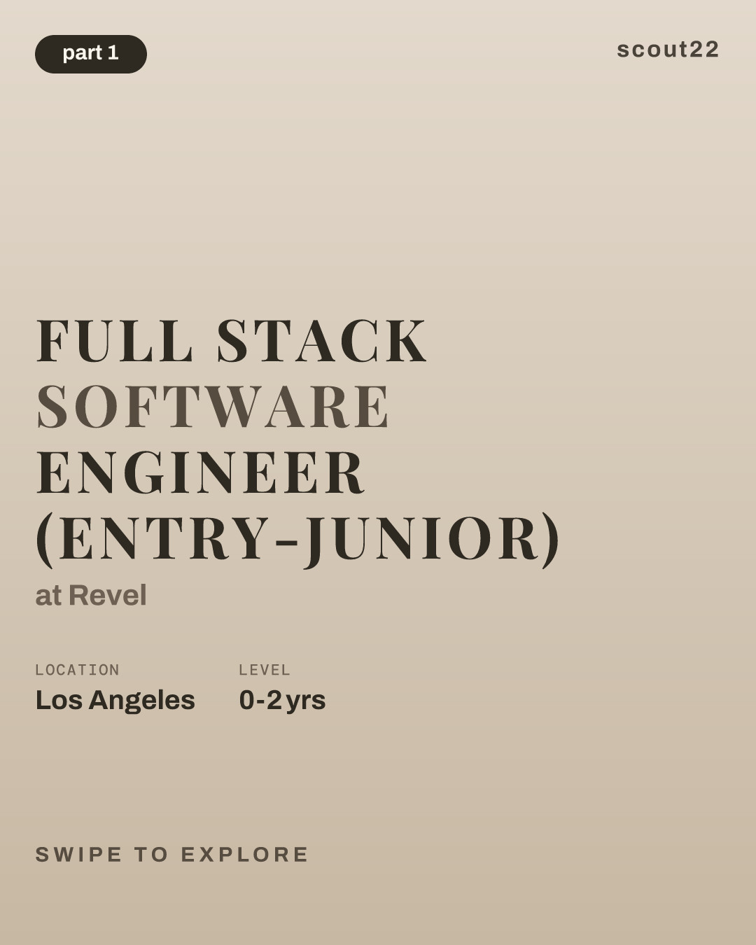 Full Stack Software Engineer (Entry-Junior) at Revel