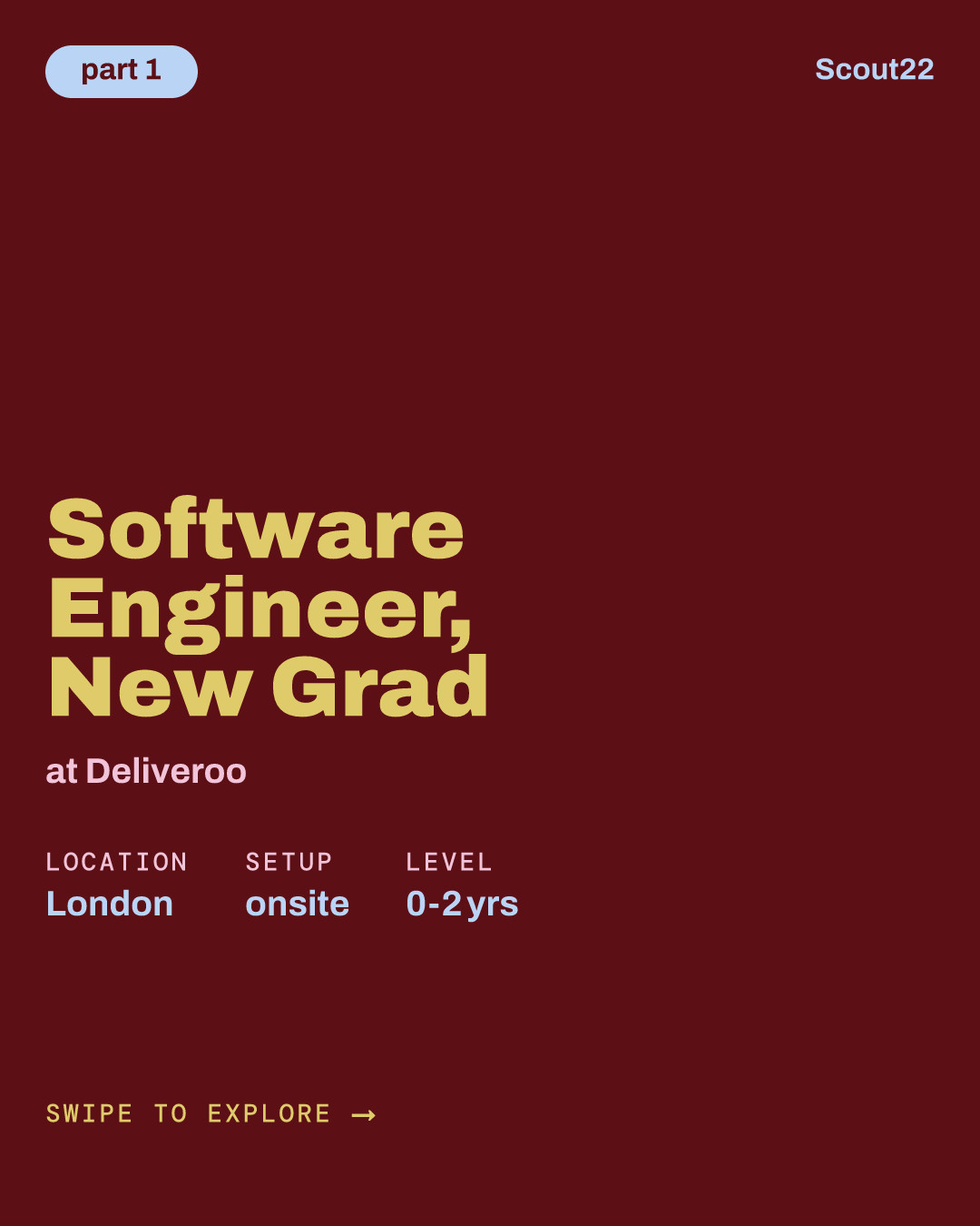 Software Engineer, New Grad at Deliveroo
