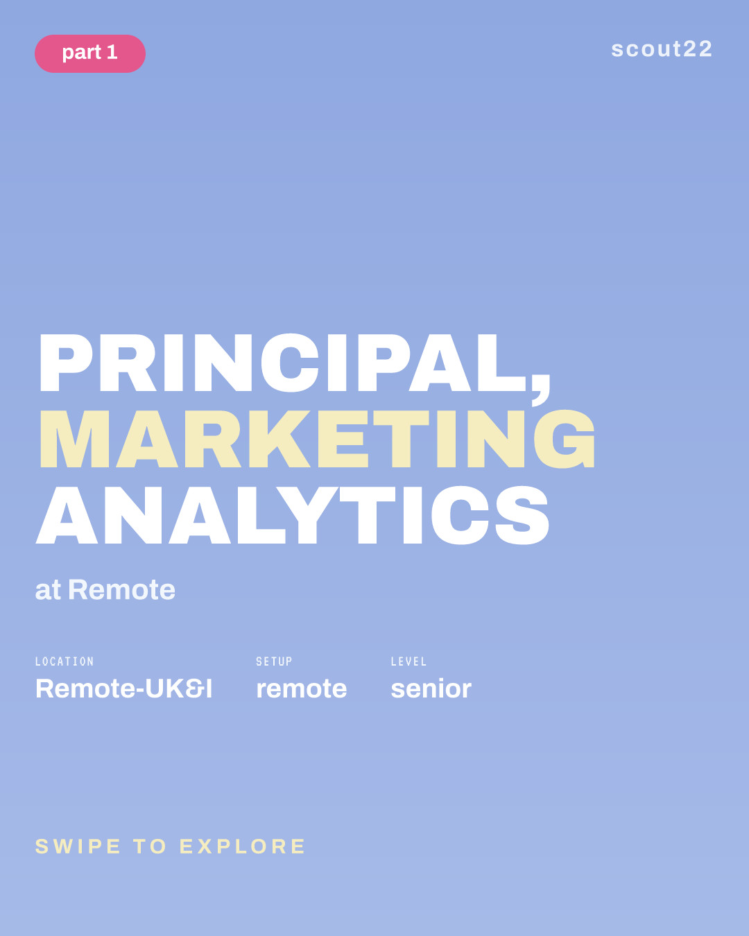 Principal, Marketing Analytics at Remote