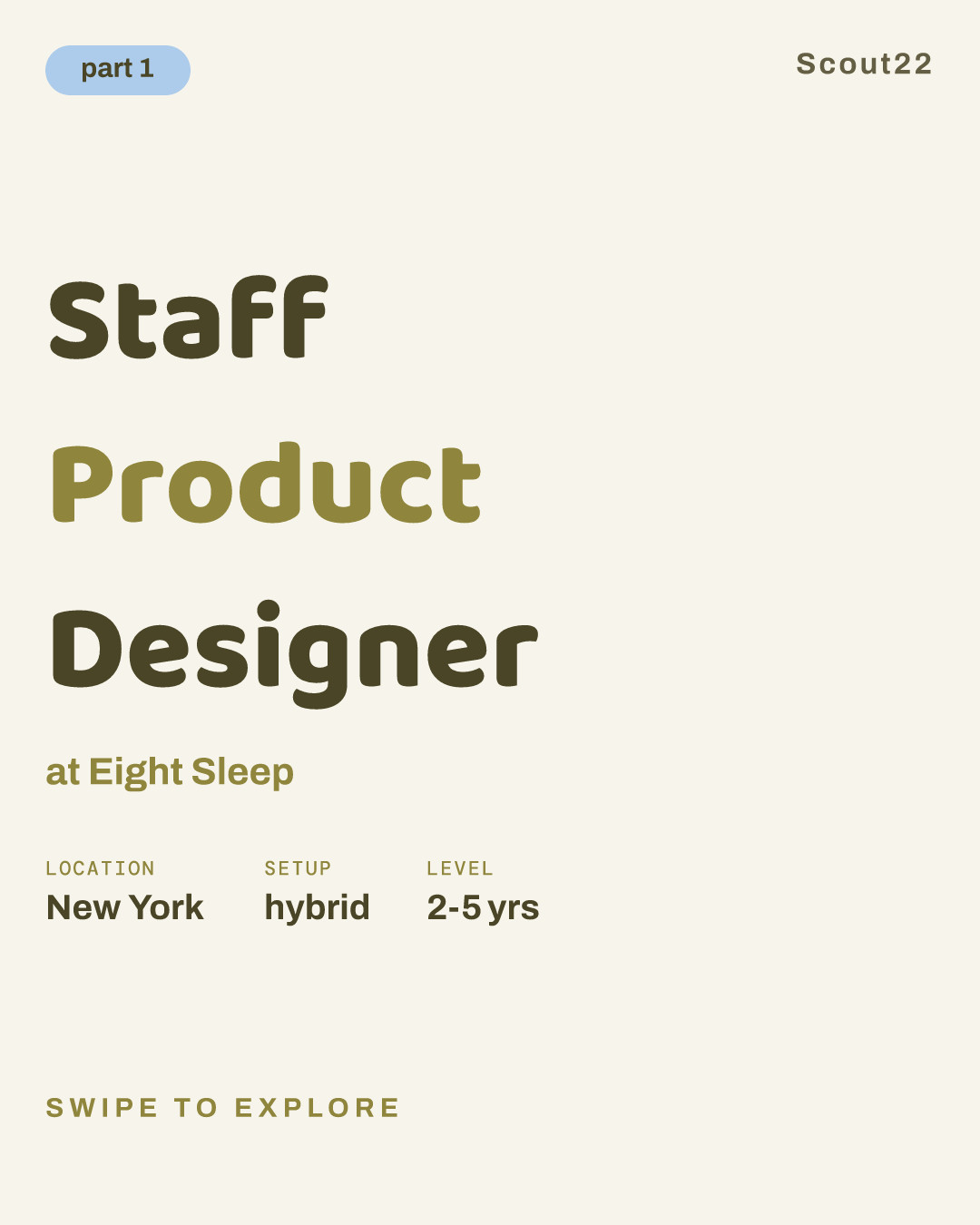 Staff Product Designer at Eight Sleep