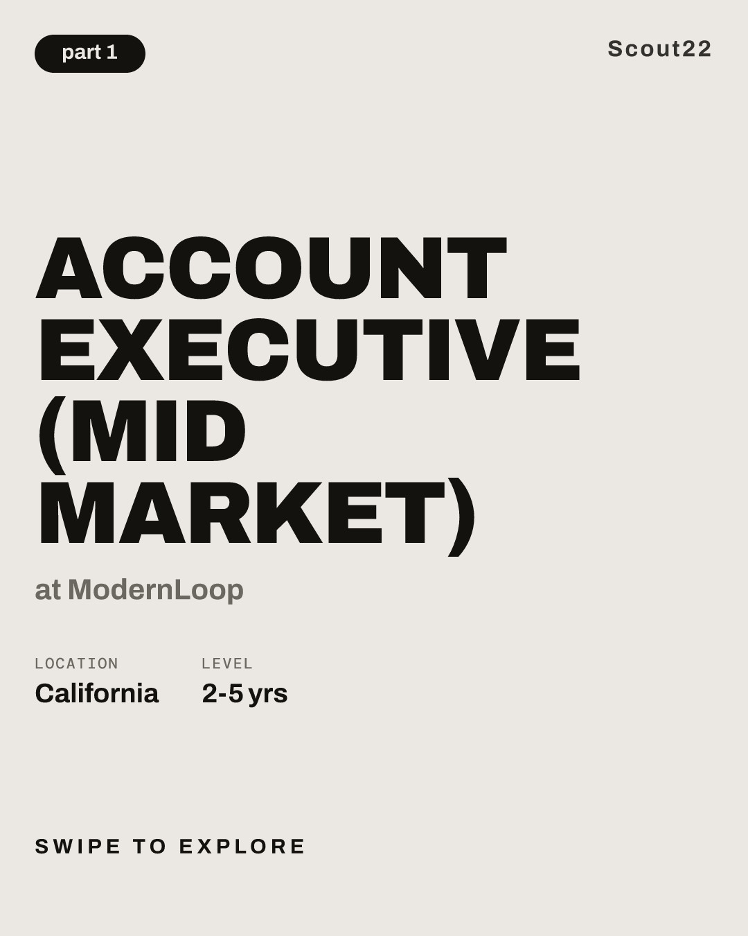 Account Executive (Mid Market) at ModernLoop