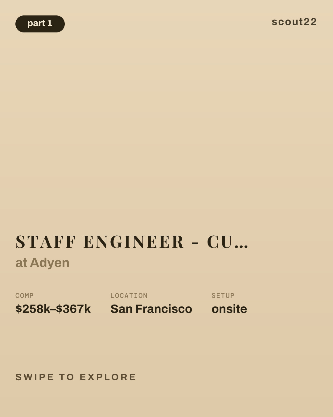 Staff Engineer - Customer Interfaces at Adyen