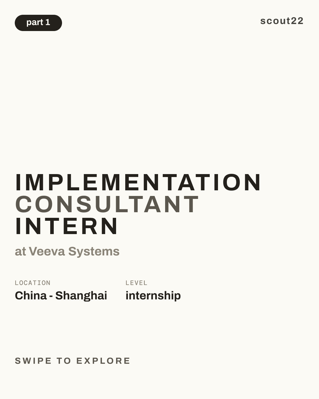 Implementation Consultant Intern at Veeva Systems
