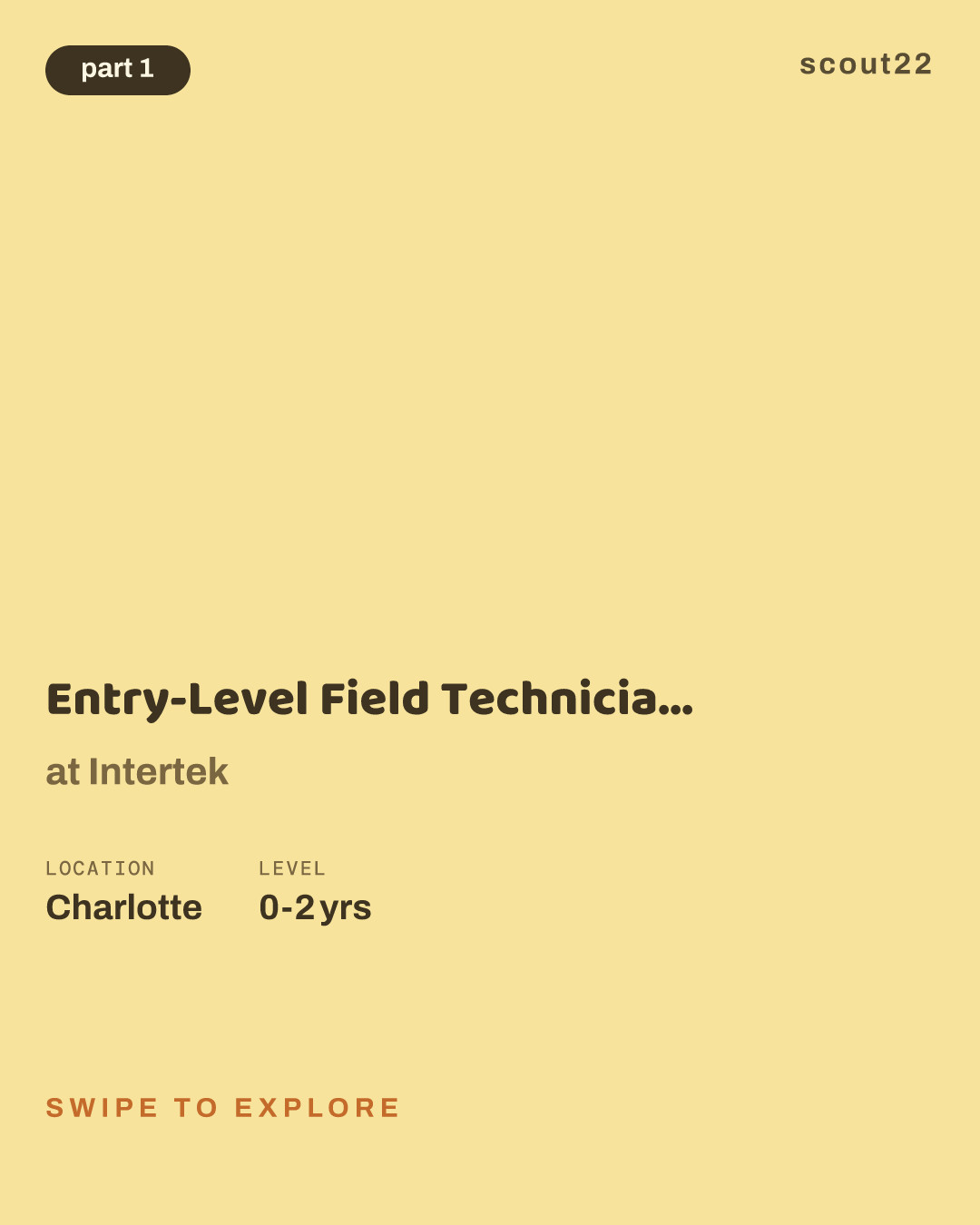 Entry-Level Field Technician - Construction Materials Testing at Intertek