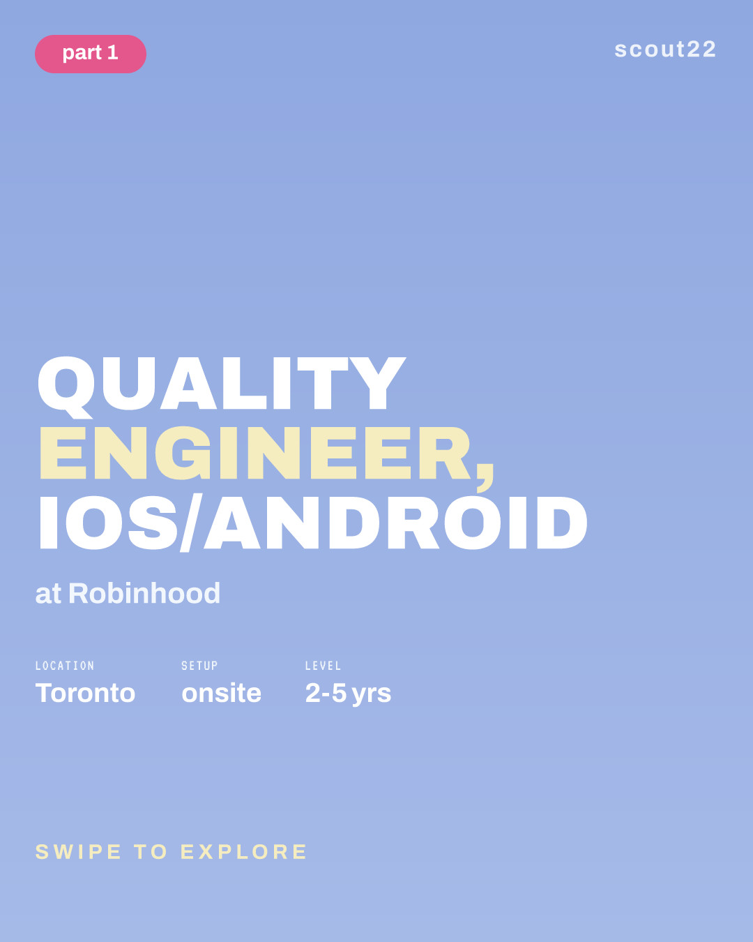 Quality Engineer, iOS/Android at Robinhood