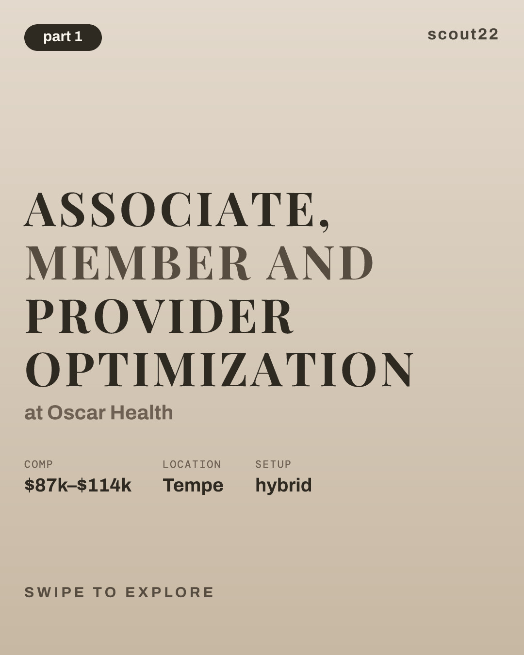 Associate, Member and Provider Optimization at Oscar Health