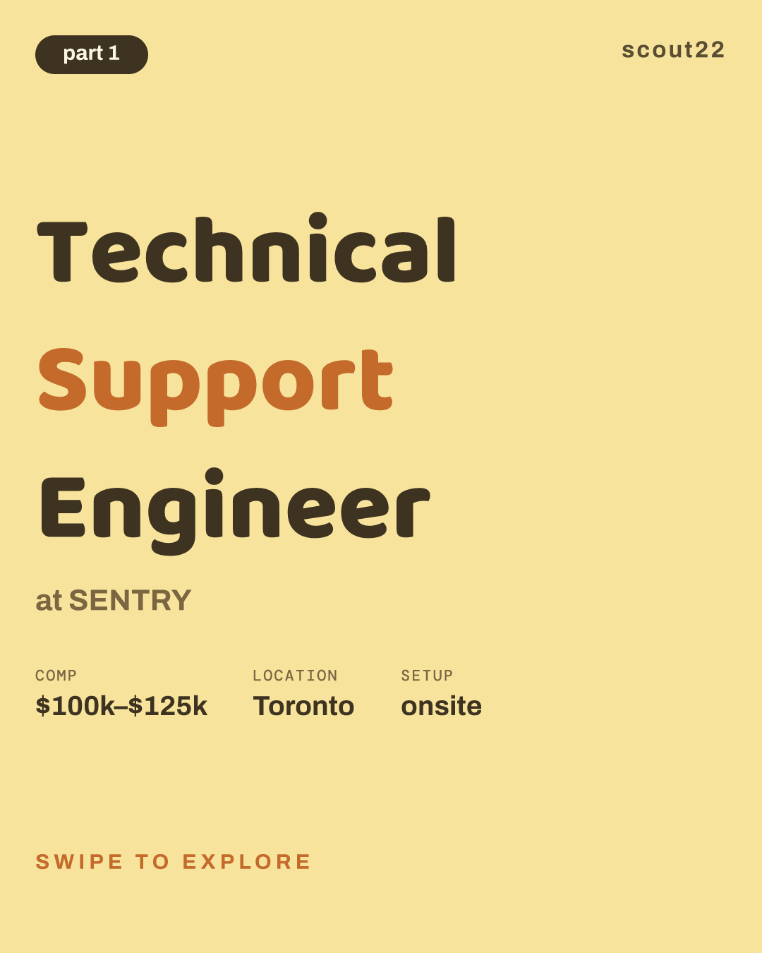 Technical Support Engineer at SENTRY