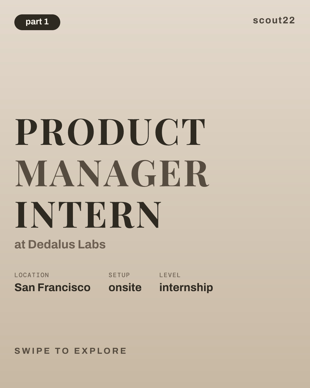 Product Manager Intern at Dedalus Labs