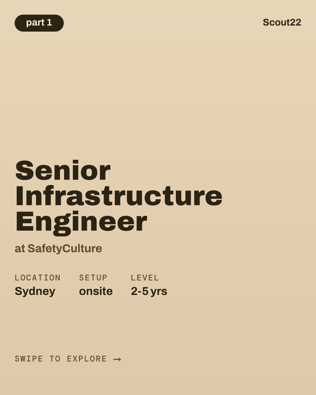 Senior Infrastructure Engineer at SafetyCulture