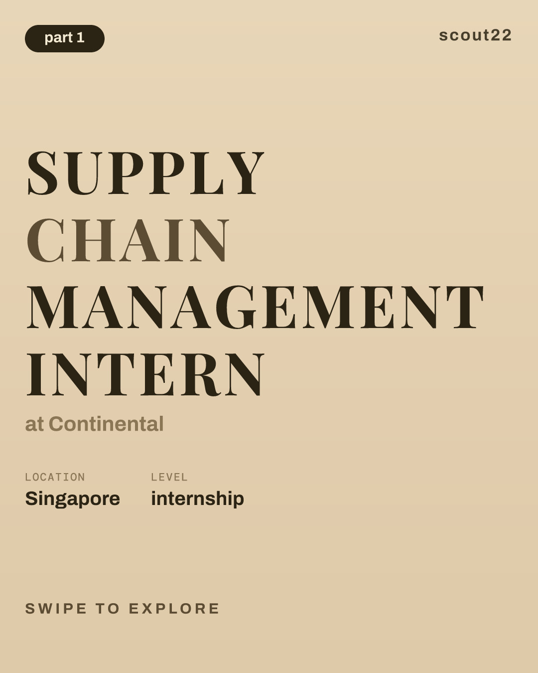 Supply Chain Management Intern at Continental