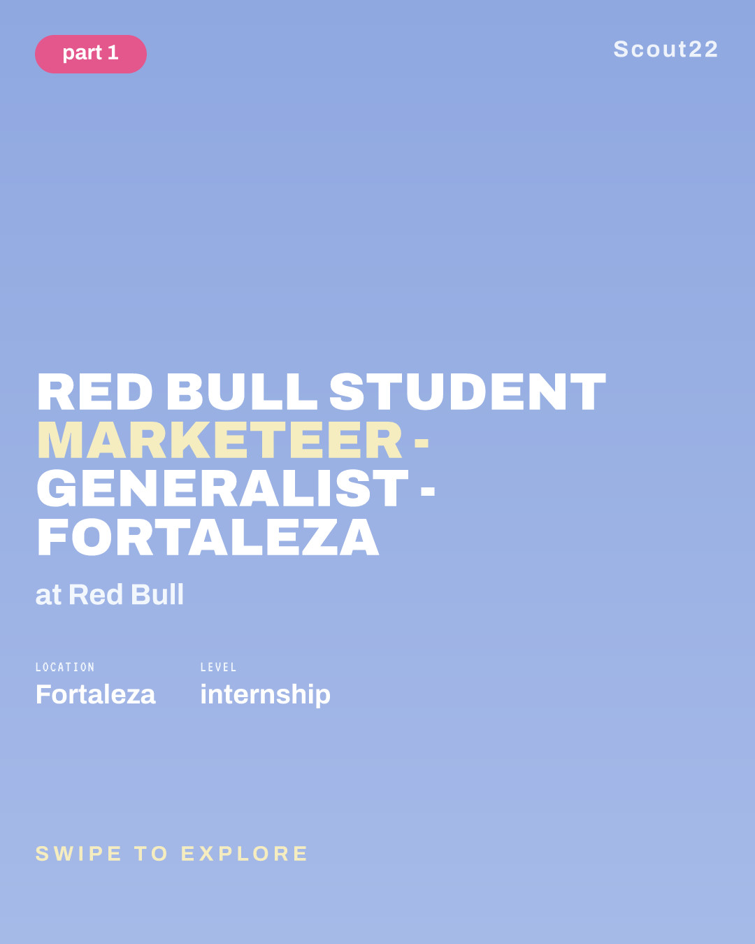 Red Bull Student Marketeer - Generalist - Fortaleza at Red Bull