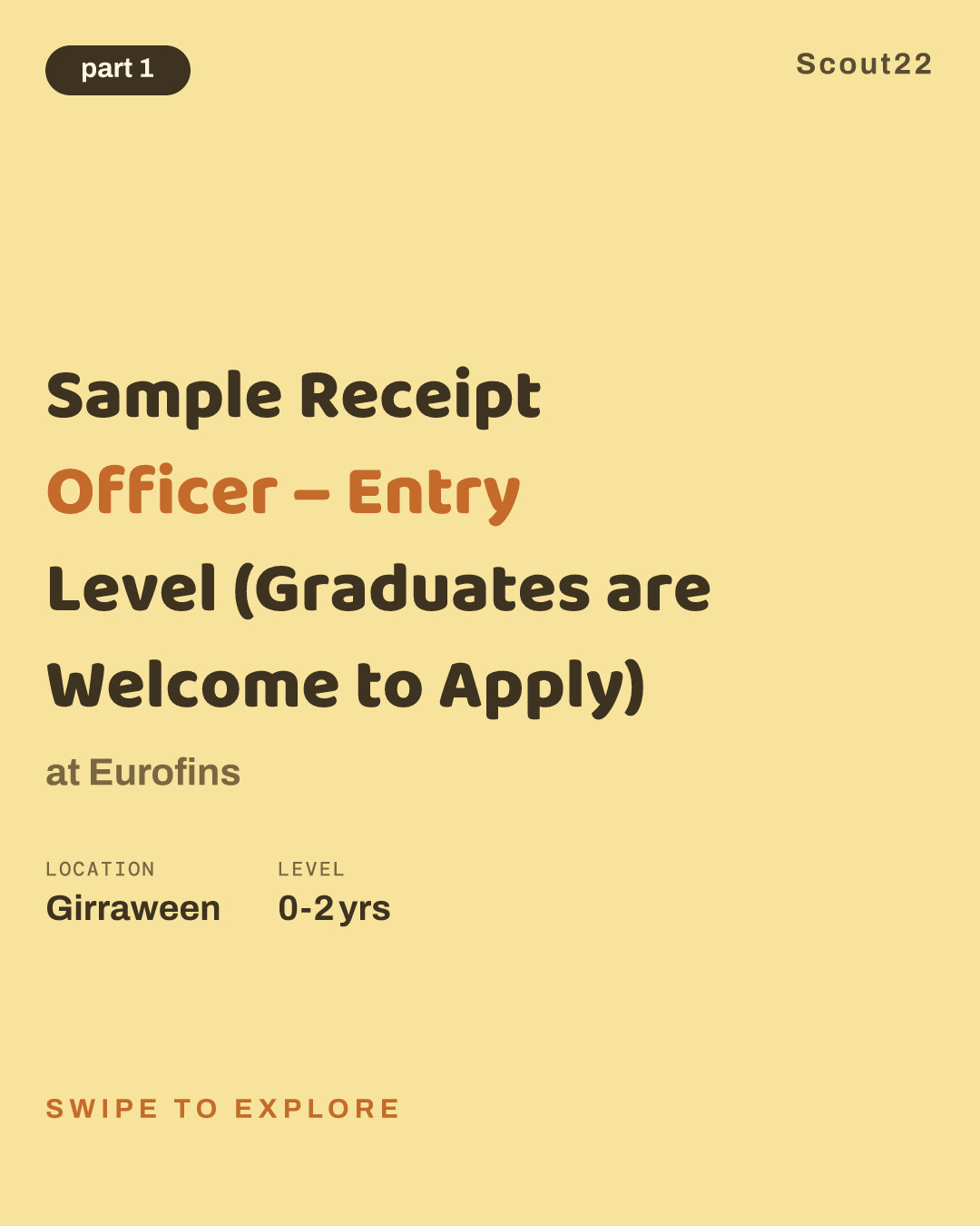 Sample Receipt Officer – Entry Level (Graduates are Welcome to Apply) at Eurofins