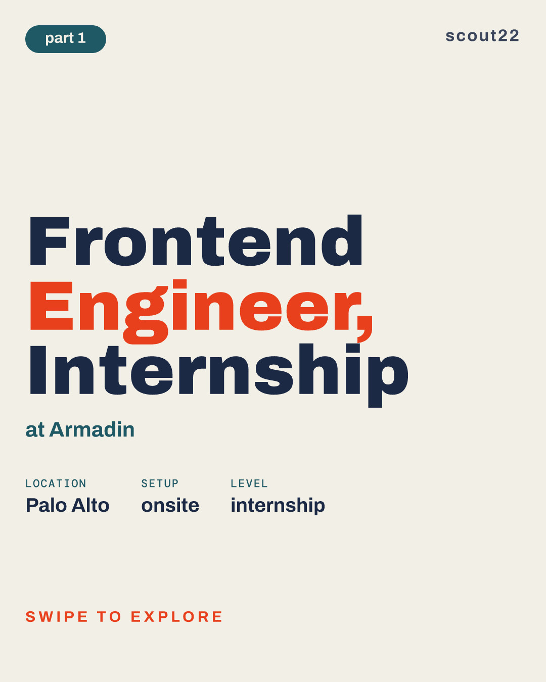 Frontend Engineer, Internship at Armadin