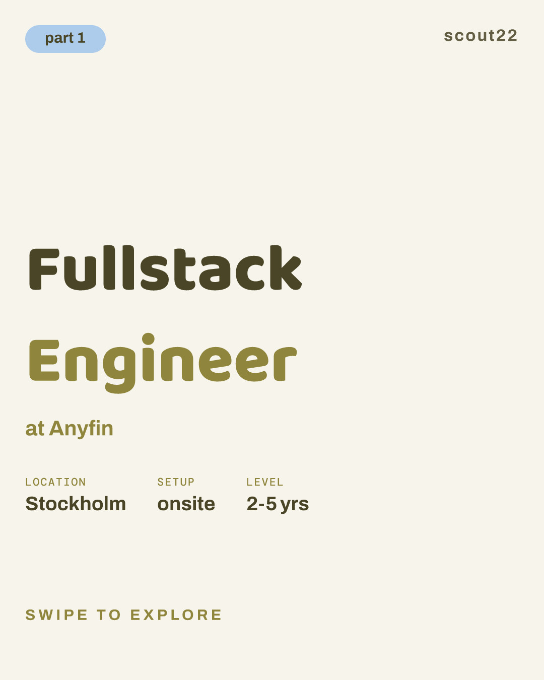 Fullstack Engineer at Anyfin