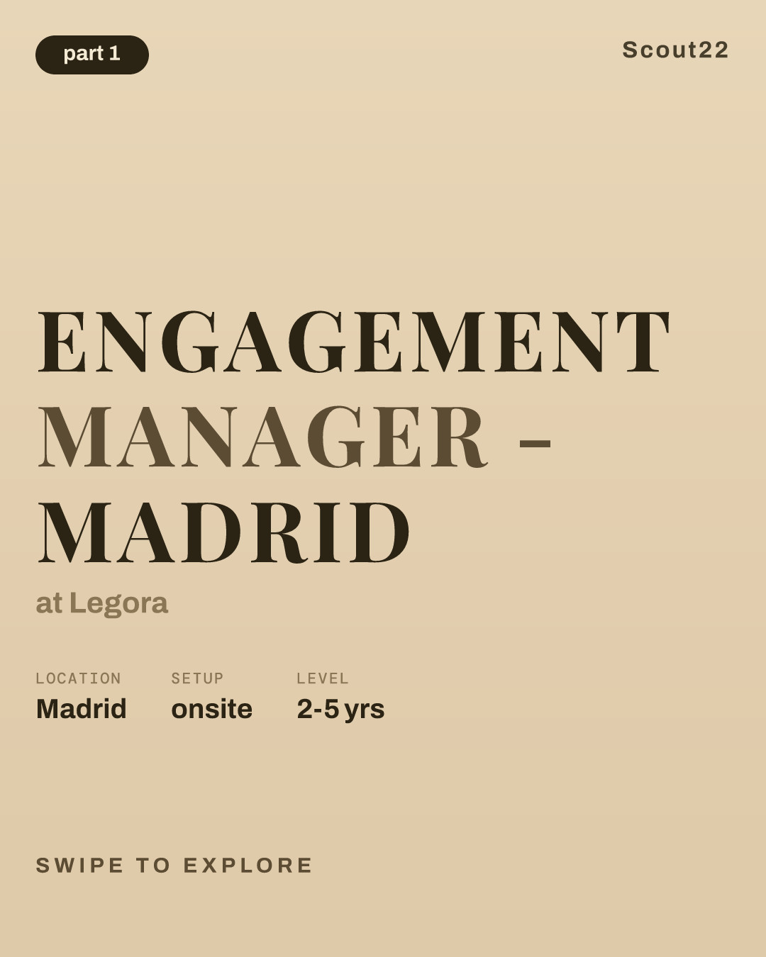 Engagement Manager - Madrid at Legora