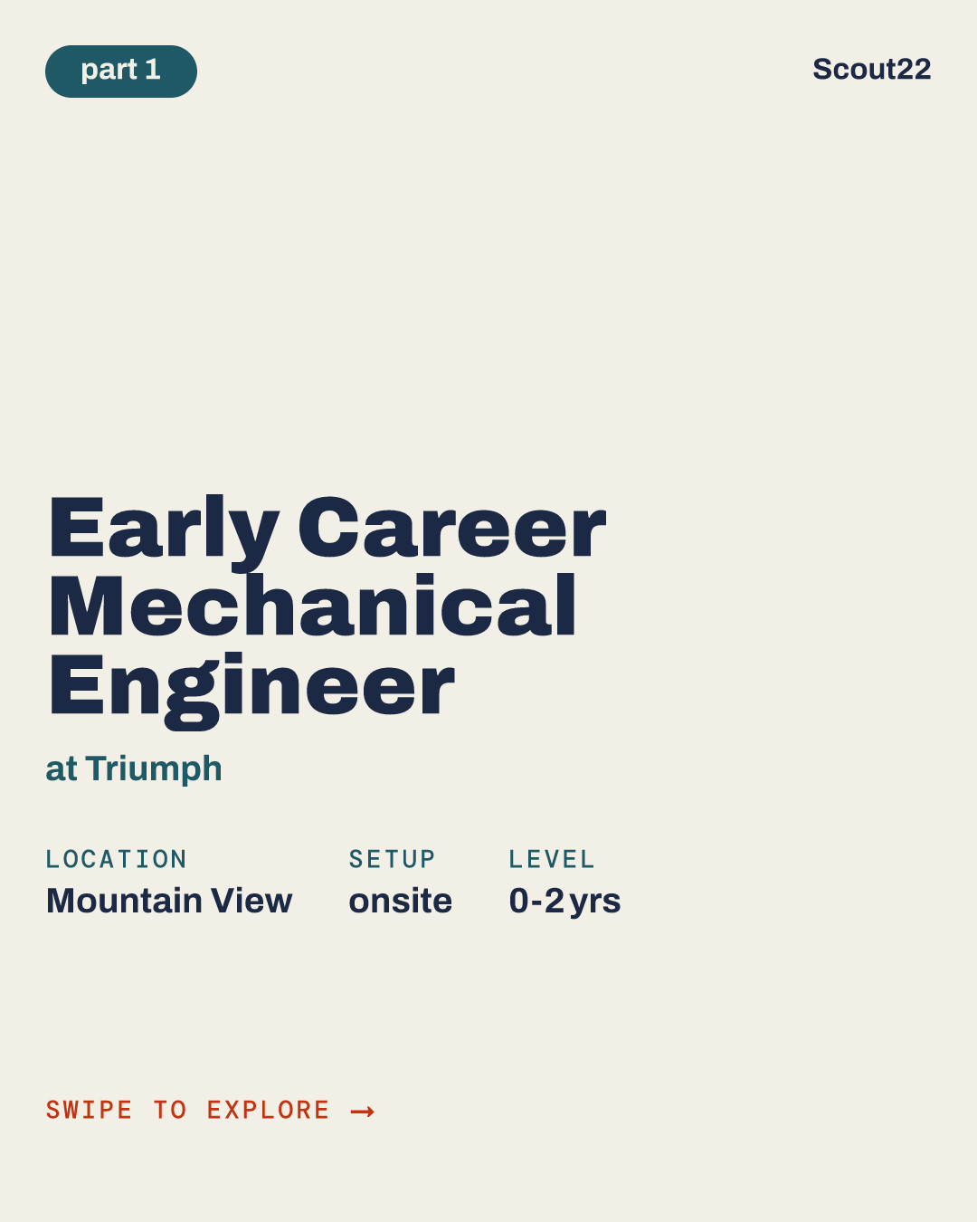 Early Career Mechanical Engineer at Triumph
