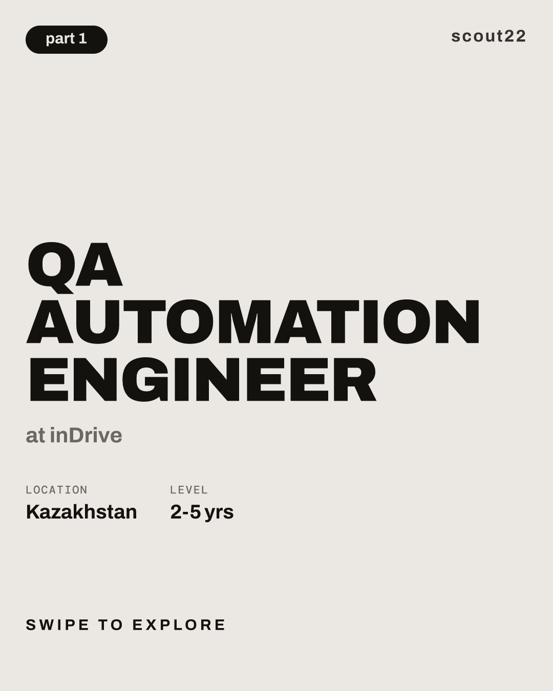 QA Automation Engineer at inDrive