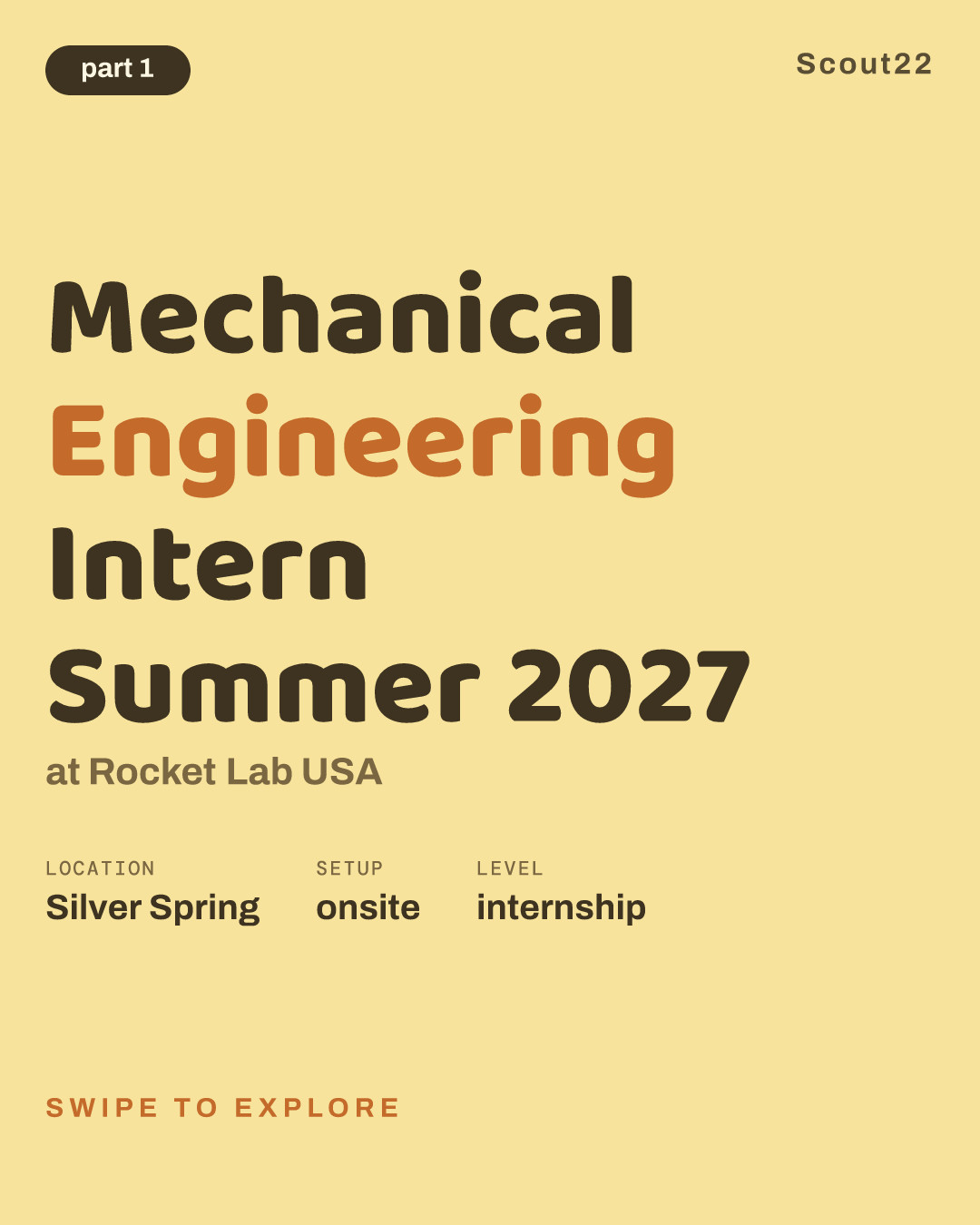 Mechanical Engineering Intern Summer 2027 at Rocket Lab USA