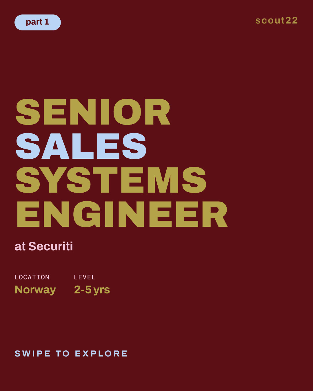 Senior Sales Systems Engineer at Securiti