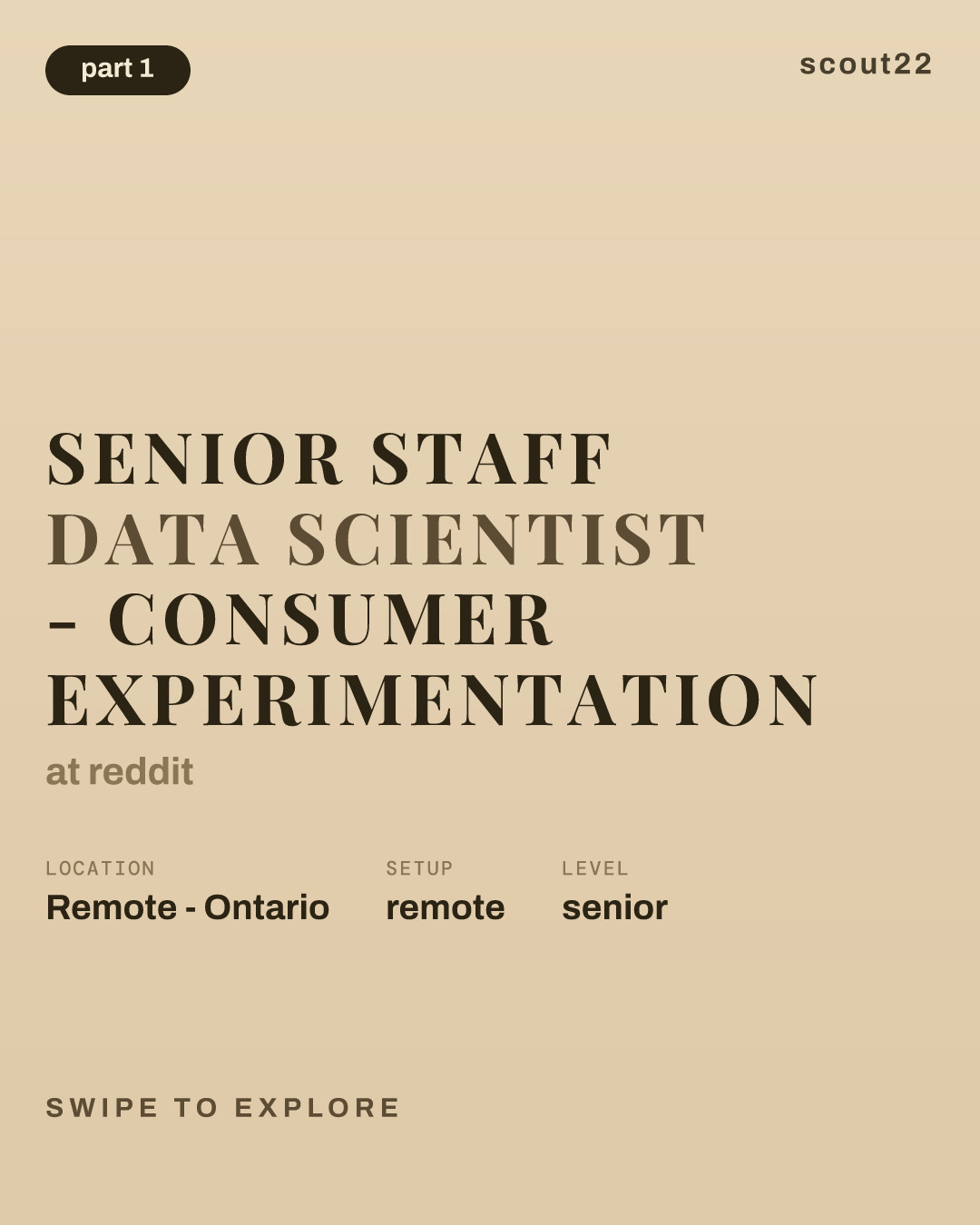 Senior Staff Data Scientist - Consumer Experimentation at reddit