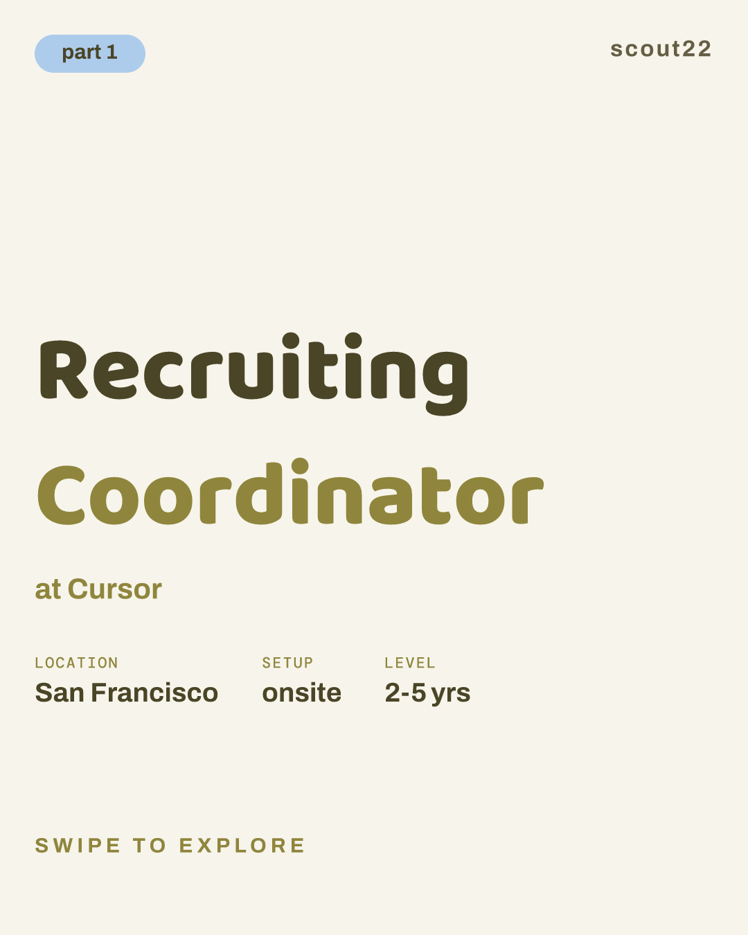 Recruiting Coordinator at Cursor
