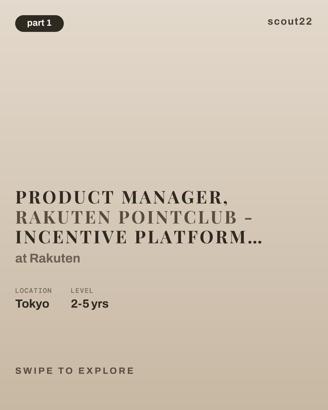 Product Manager, Rakuten PointClub - Incentive Platform Department (INPD) at Rakuten